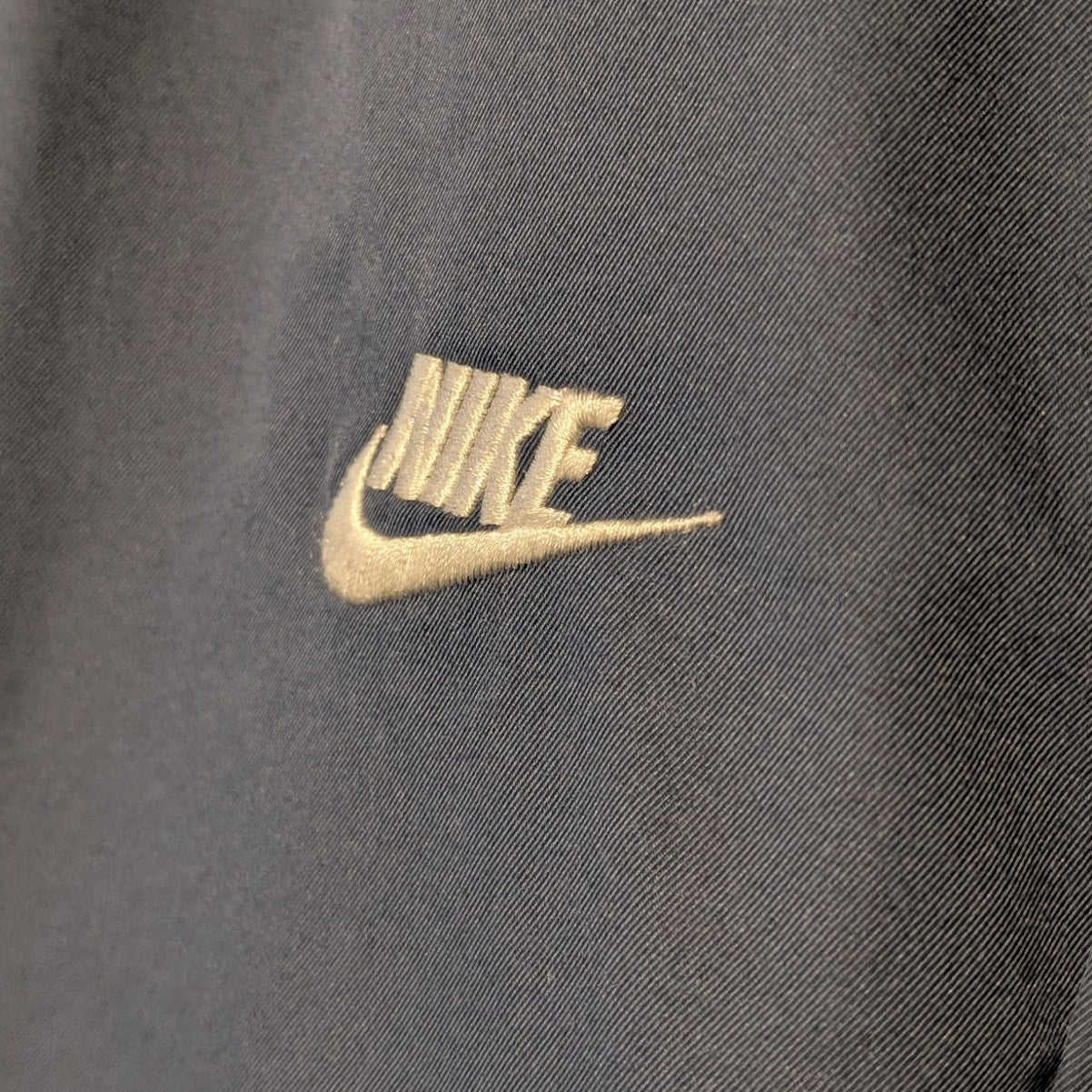 NIKE Smoke Blue Club Woven Taper Leg Dri Fit Elastic Drawstring Waist Sz L Pants