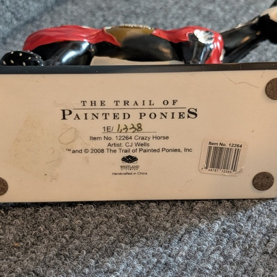 The Trail of Painted Ponies Crazy Horse Retired Figurine 2008 First Edition