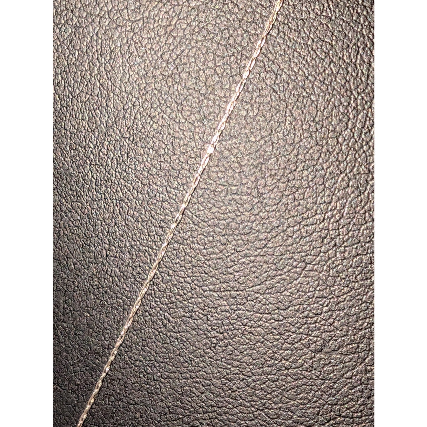 10k White Gold Tests as Aquamarine Heart Pendant (1.20g) 22" 10k Chain Necklace