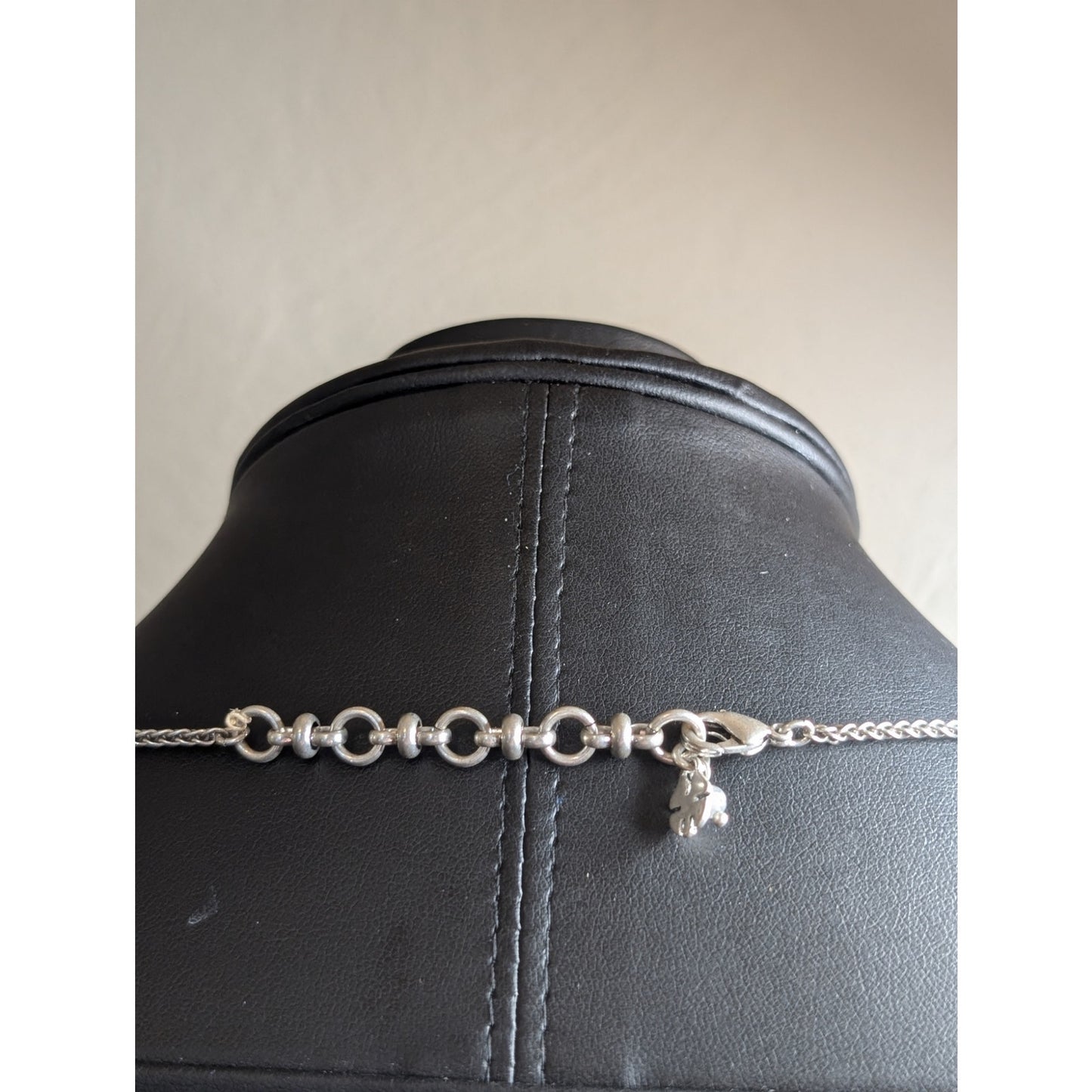Lucky Brand Two Toned Openwork Double Medallion Pendant 27.5"-29.5" Necklace