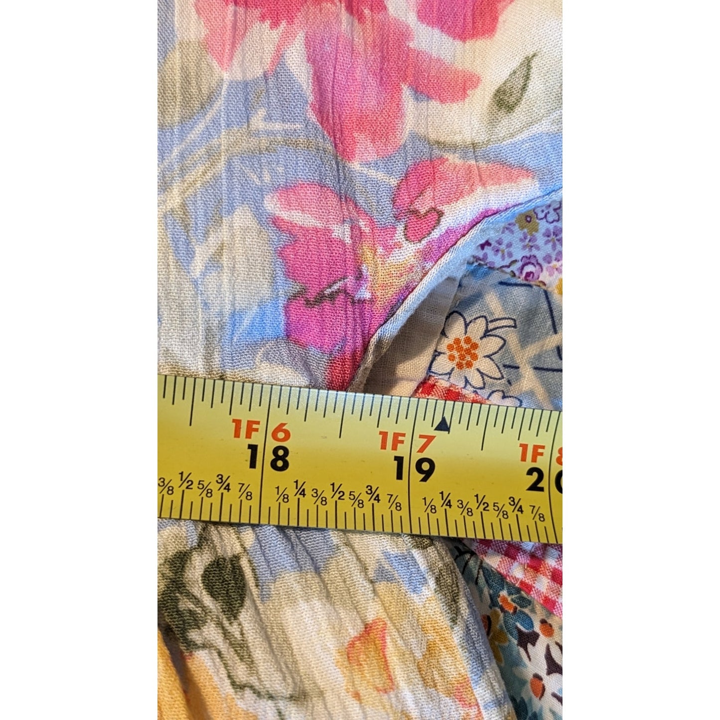 Emily Wonder Floral Print Baby Doll Dress Womens Sz M