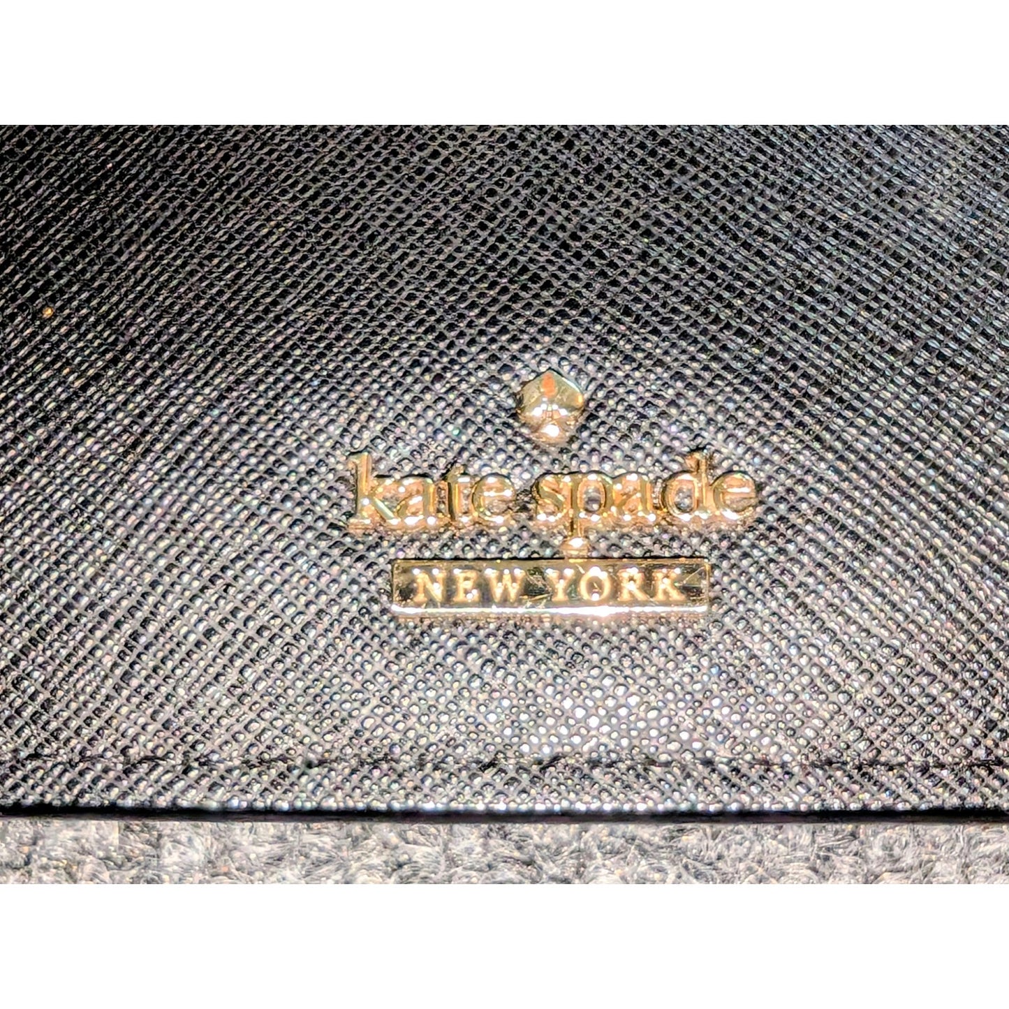 Kate Spade New York Black Leather Wristlet