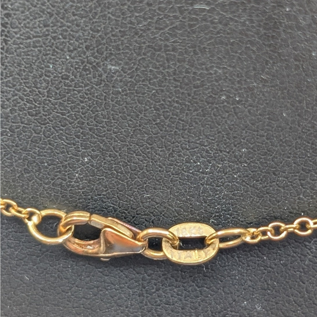 Herco 18K Yellow Gold 20" Chain Necklace 3.51g