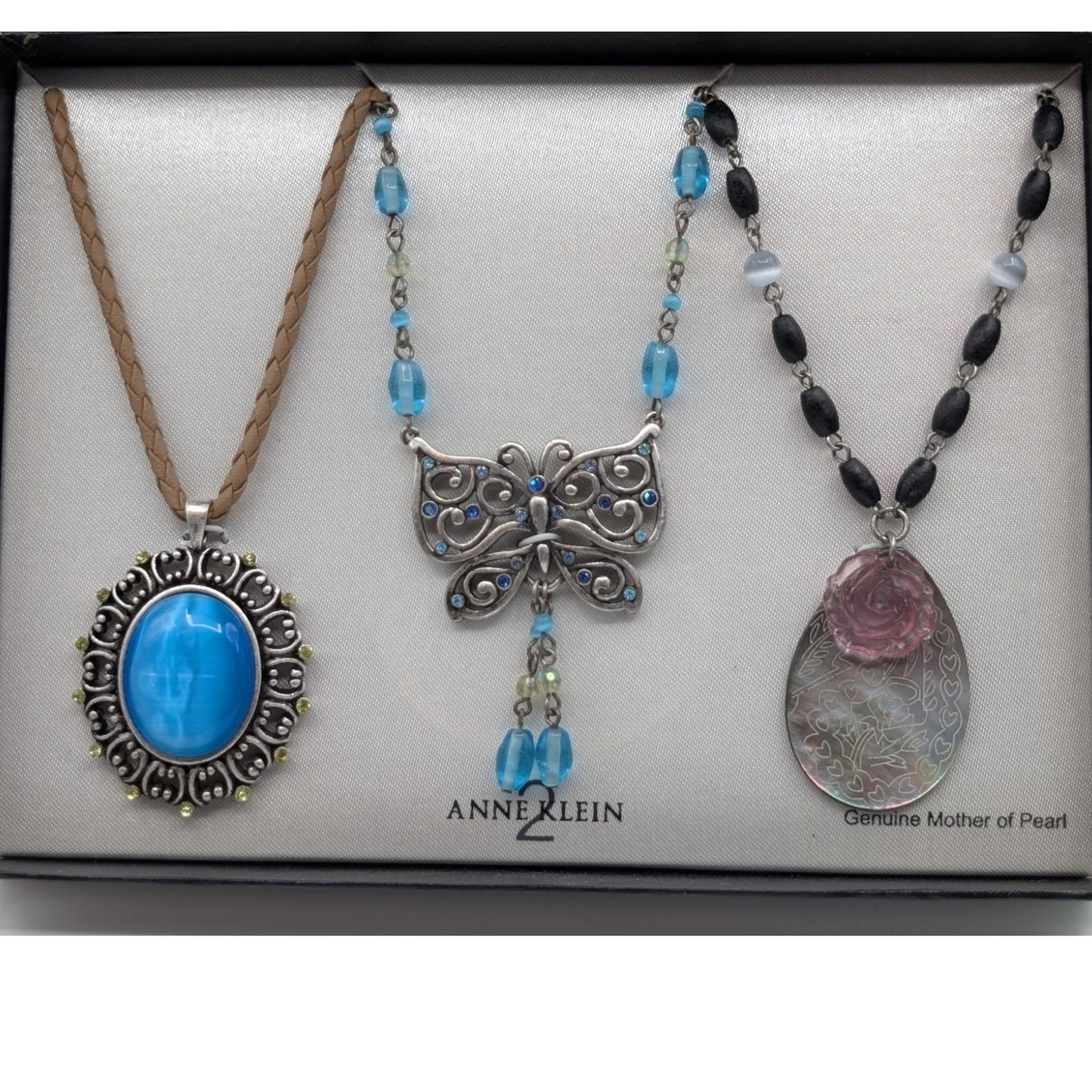 Anne Klein 2 Boxed Set of Three Necklaces NWT