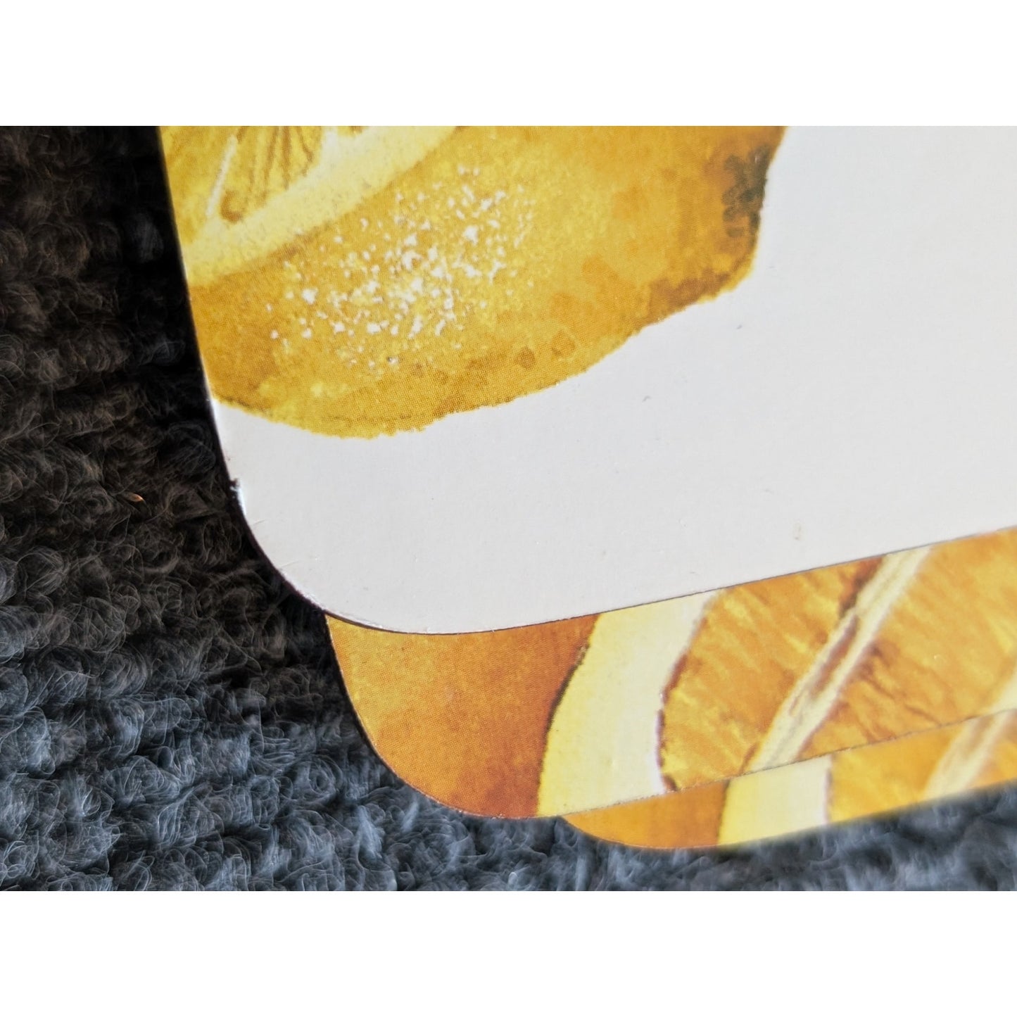 Benson Mills Italian Lemons Cork Back Set of Four Easy Clean Placemats 12 x 16