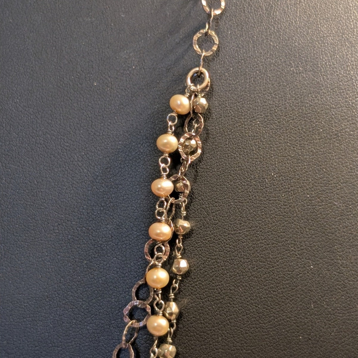 925 Sterling 'For Everything There is a Season' Long Layered 30" Chain Necklace