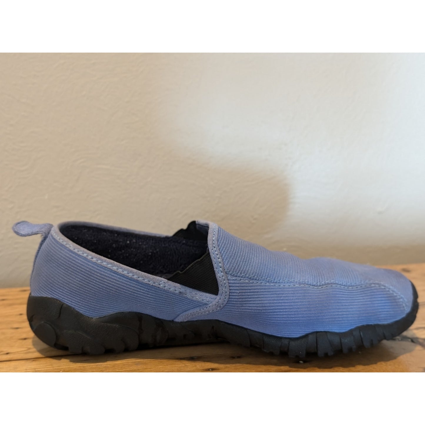 TEVA Blue Cordoroy Slip-On Comfort Sport Shoe Loafer Womens Size 9