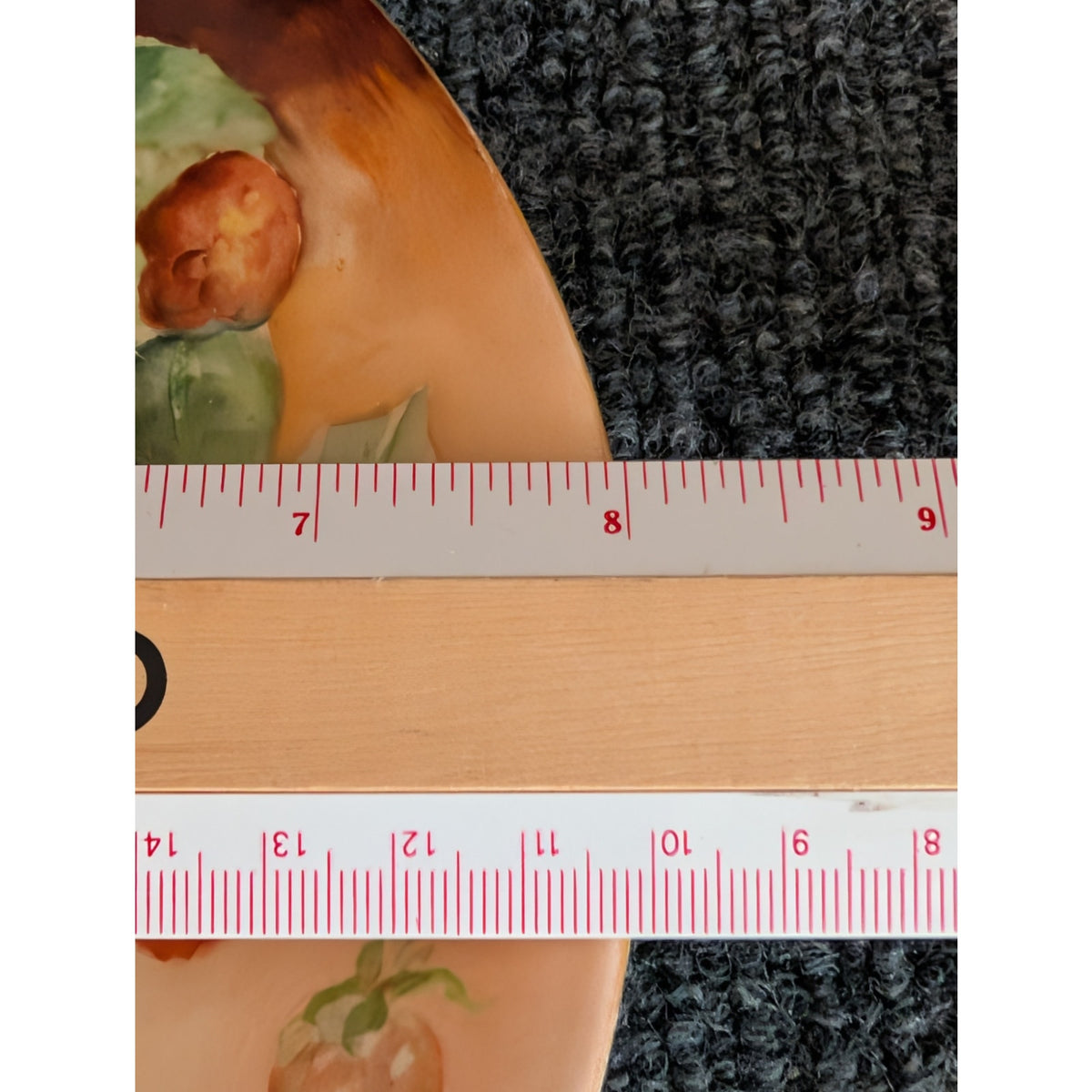 Vintage/Antique LIMOGES J.P.L. France Hand-Painted Strawberries Plate