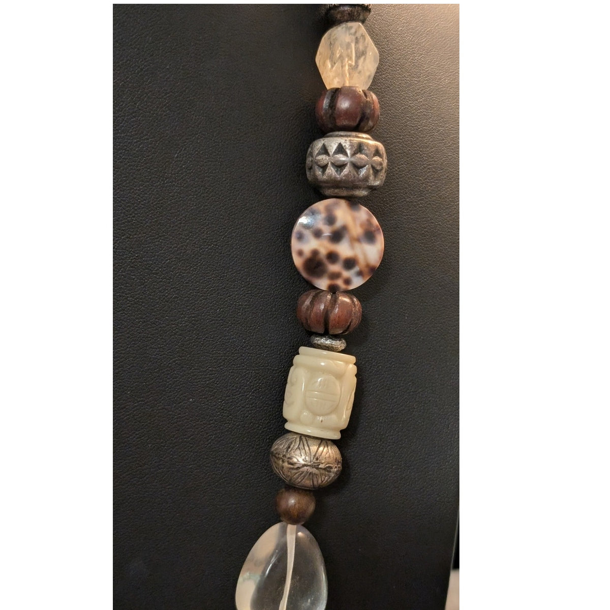 Coldwater Creek Tribal Chunky Mixed Bead Necklace