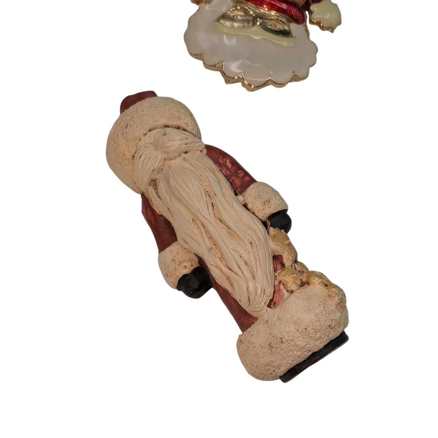 Lot of Eight Christmas Santa Pins