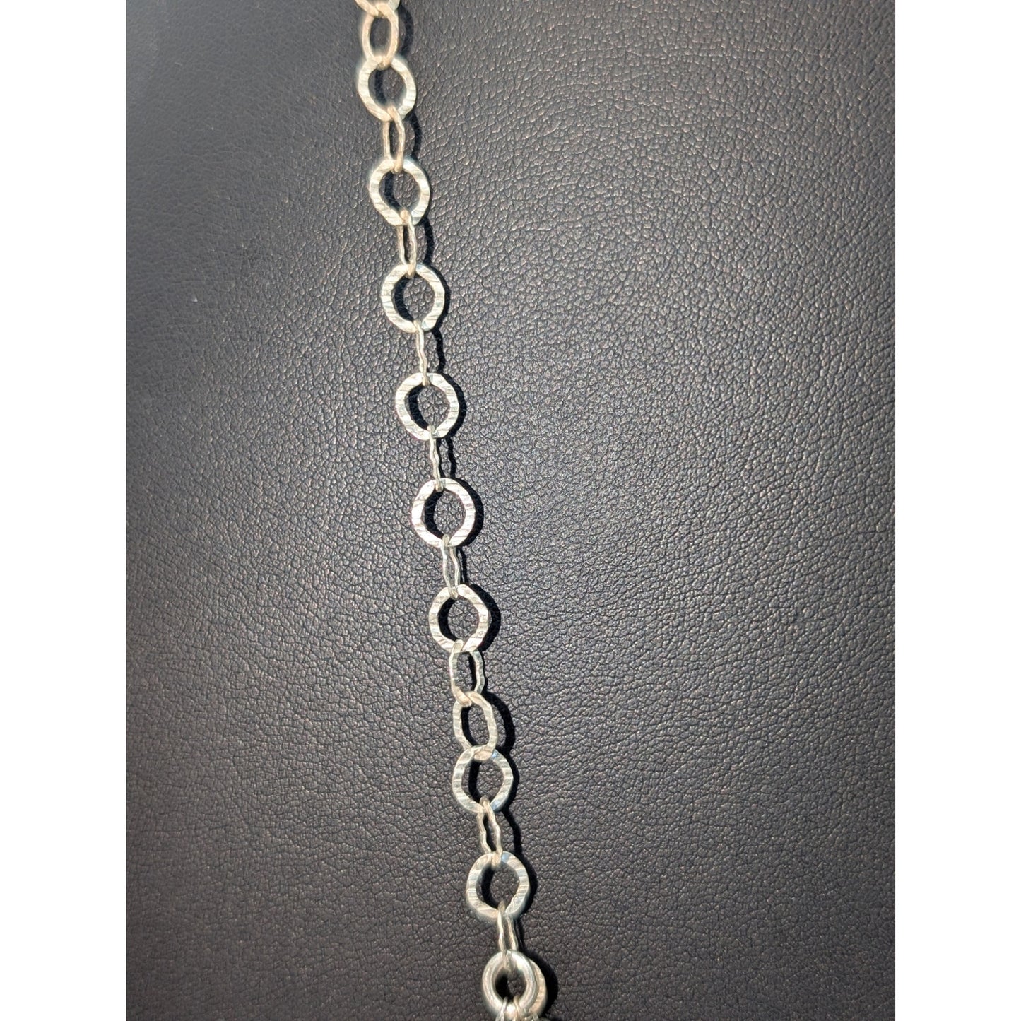 925 Sterling 'For Everything There is a Season' Long Layered 30" Chain Necklace