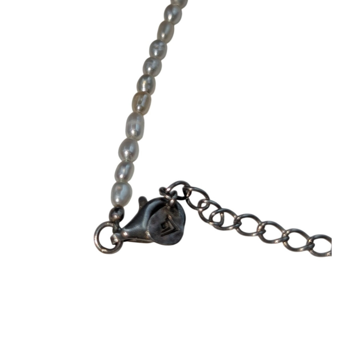 Silpada Clear Skies 925 Sterling Silver Pearl 16"-18" Necklace