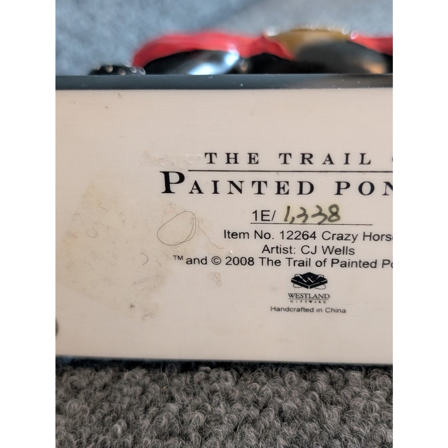 The Trail of Painted Ponies Crazy Horse Retired Figurine 2008 First Edition