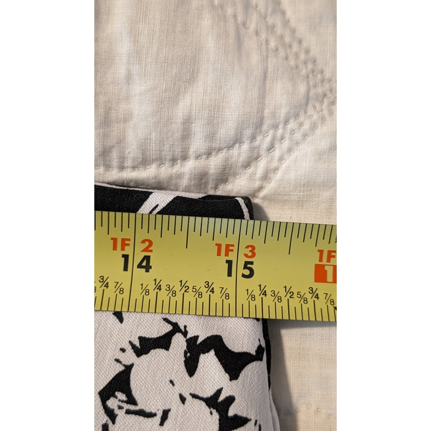 SC & Co Black White Floral Stretch Golf Tennis Pull On Women Skort Skirt Size M