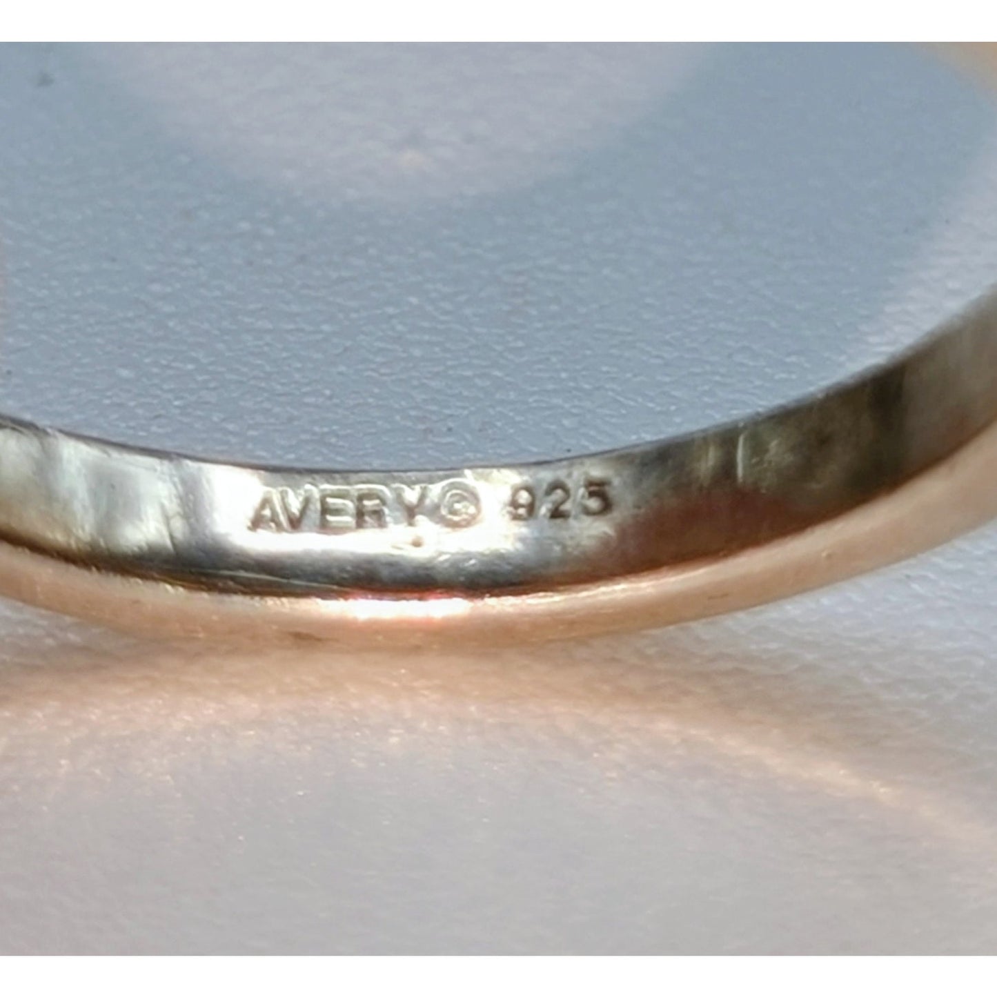 James Avery Signed Sterling Silver Script Initial 'm' Ring Size 5.75