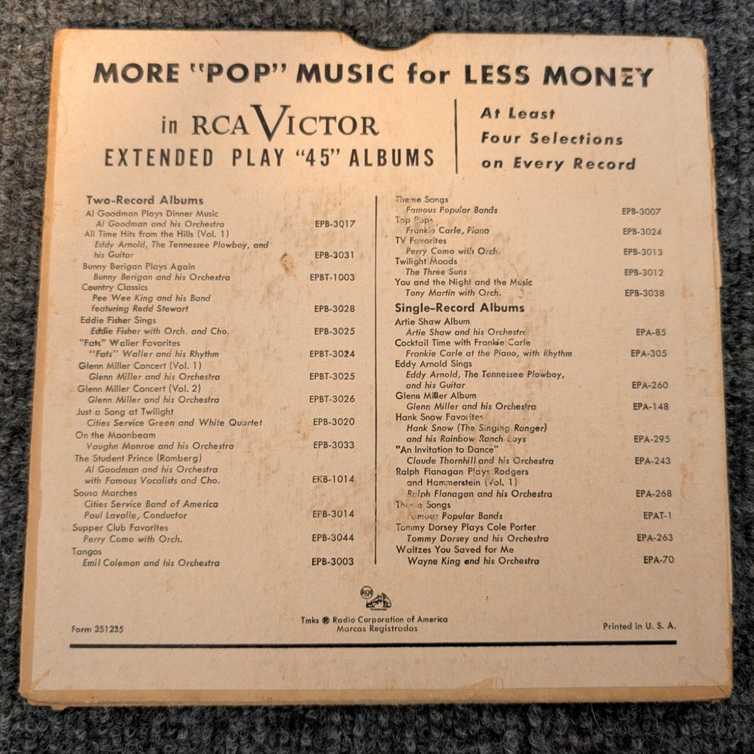 Eddie Fisher I'm in the Mood for Love LP