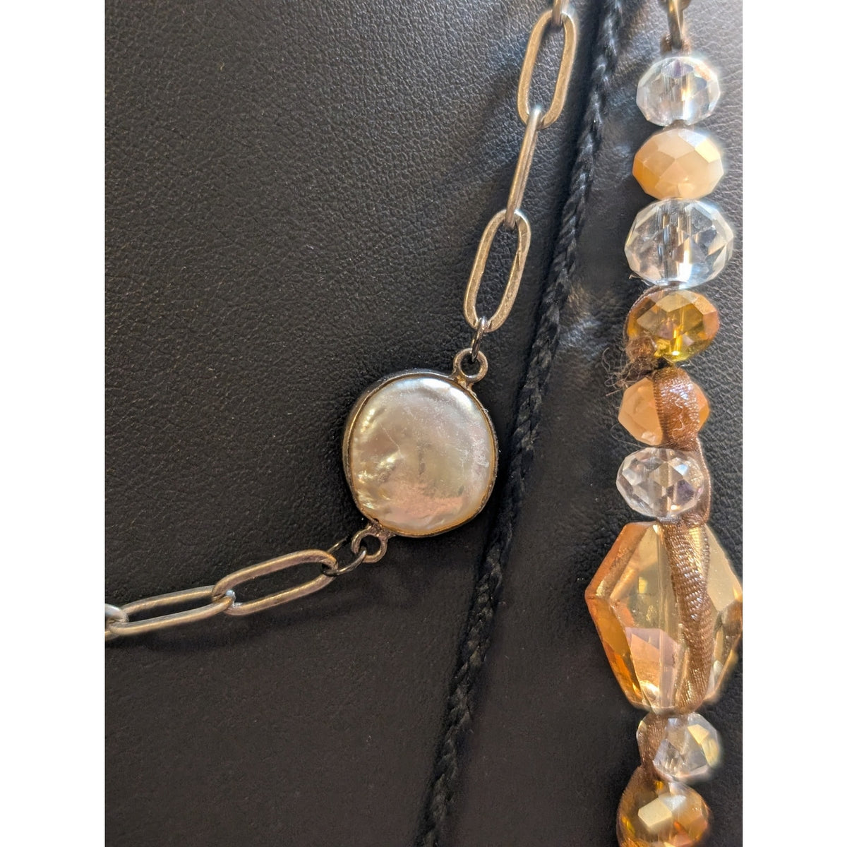 Lot of Three Boho Layered Necklaces