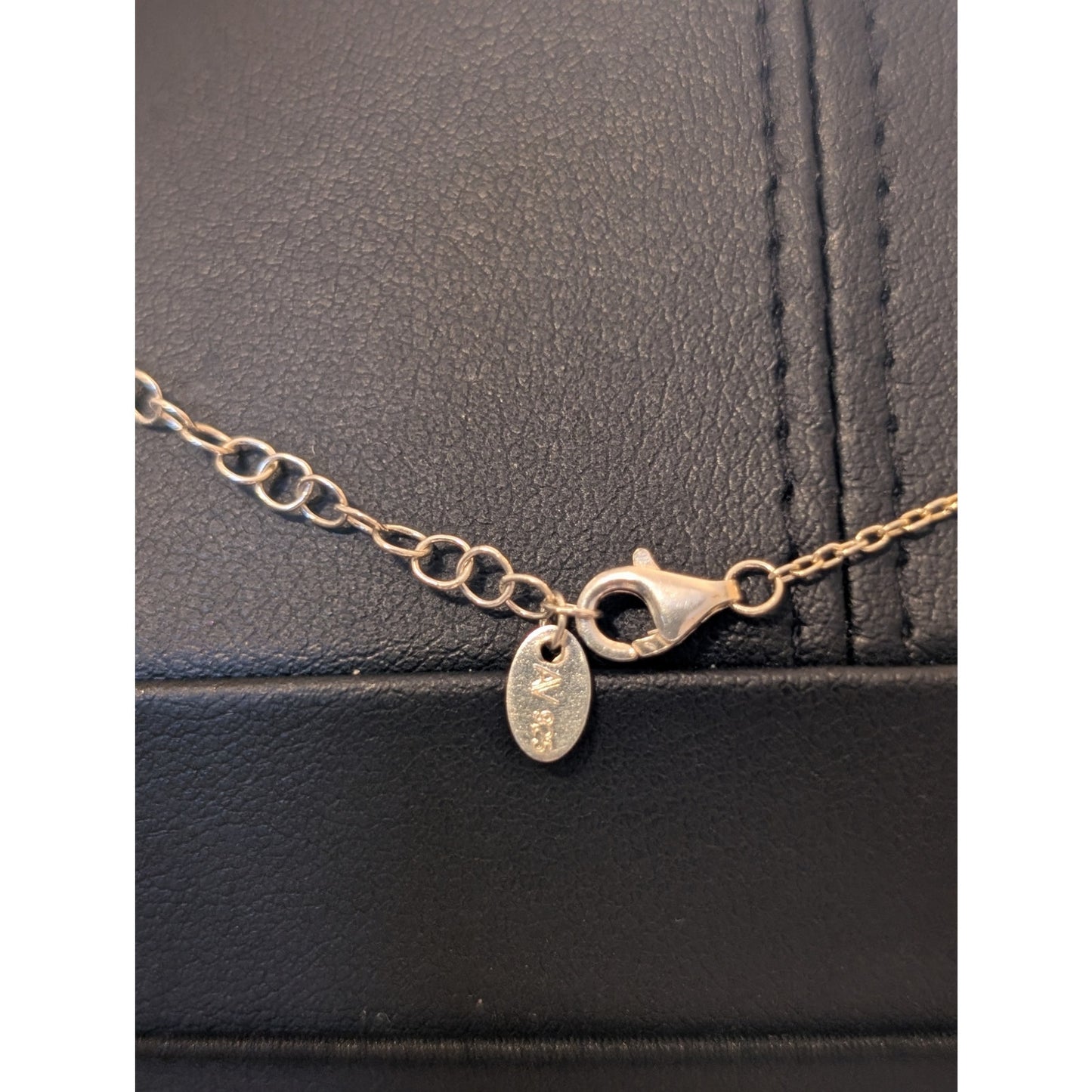 M A M A 925 Sterling Vermeil Yellow Tone Dainty 16"-18" Necklace