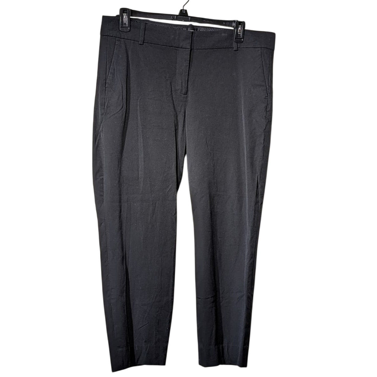 J. Crew Black 'Cameron' Cotton Viscose Stretch Crop Pant Womens Sz 16