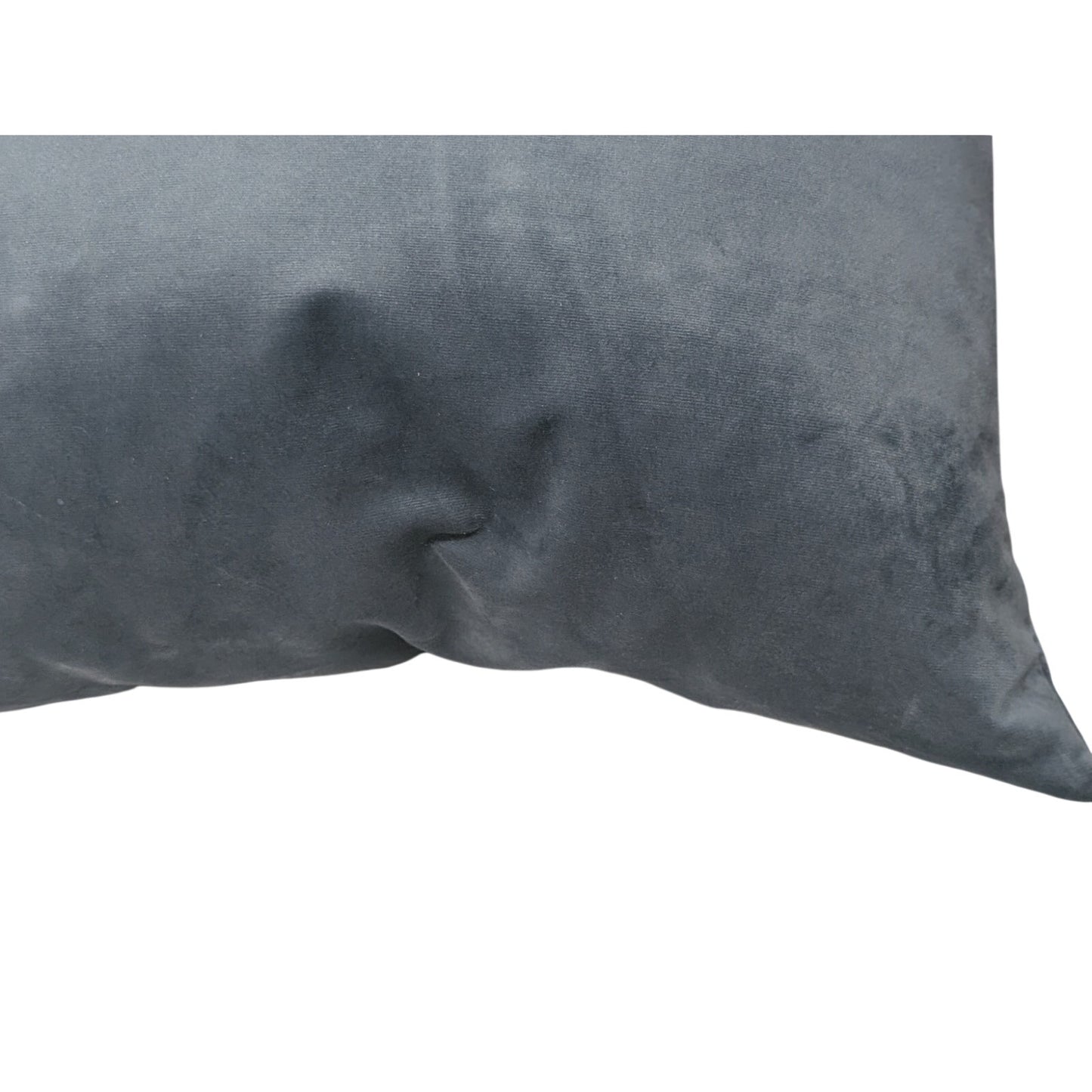 Made in Italy Teal Velvet Zippered Down Filled Insert Decorative Pillow