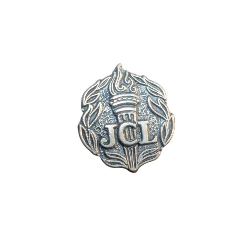 Vintage Sterling Silver JCL Junior Classical League Lapel Pin