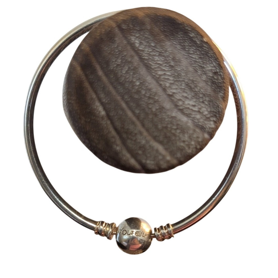 Soufeel Sterling Silver 925 Clasp Bangle Charm Bracelet