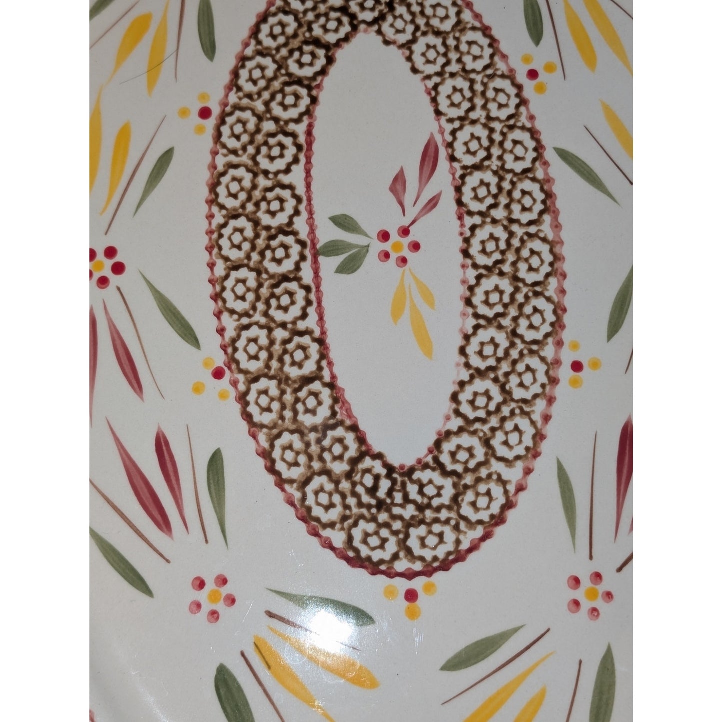TEMPTATIONS BY TARA OLD WORLD FALLFETTI OVAL SERVING PLATTER