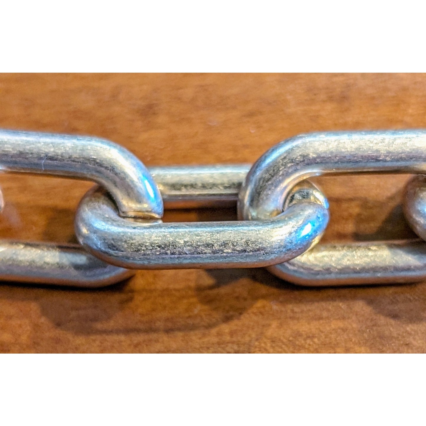 Navy Enamel & Gold Tone Chain Link 28" Necklace