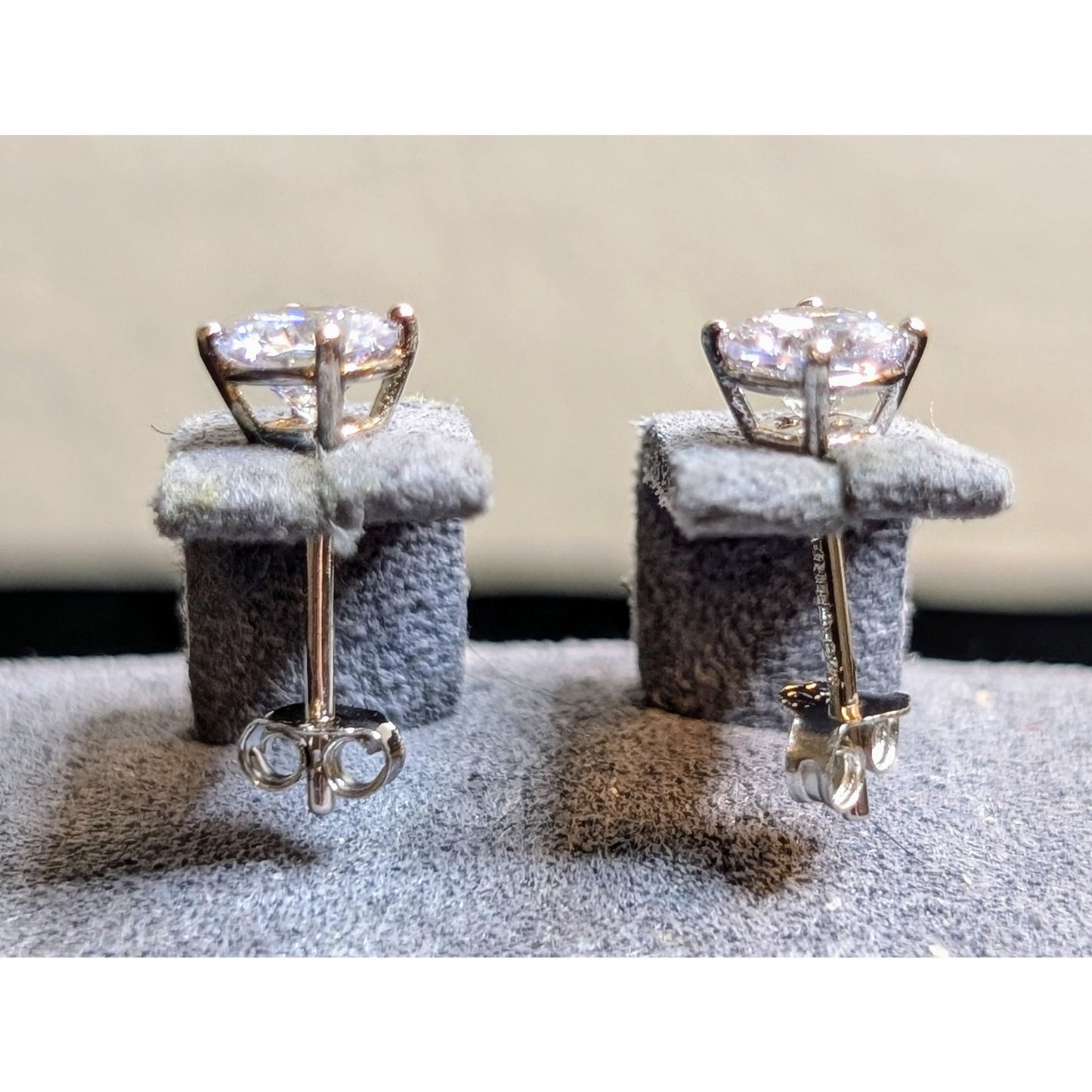 925 Sterling Silver 5mm CZ Stud Earrings