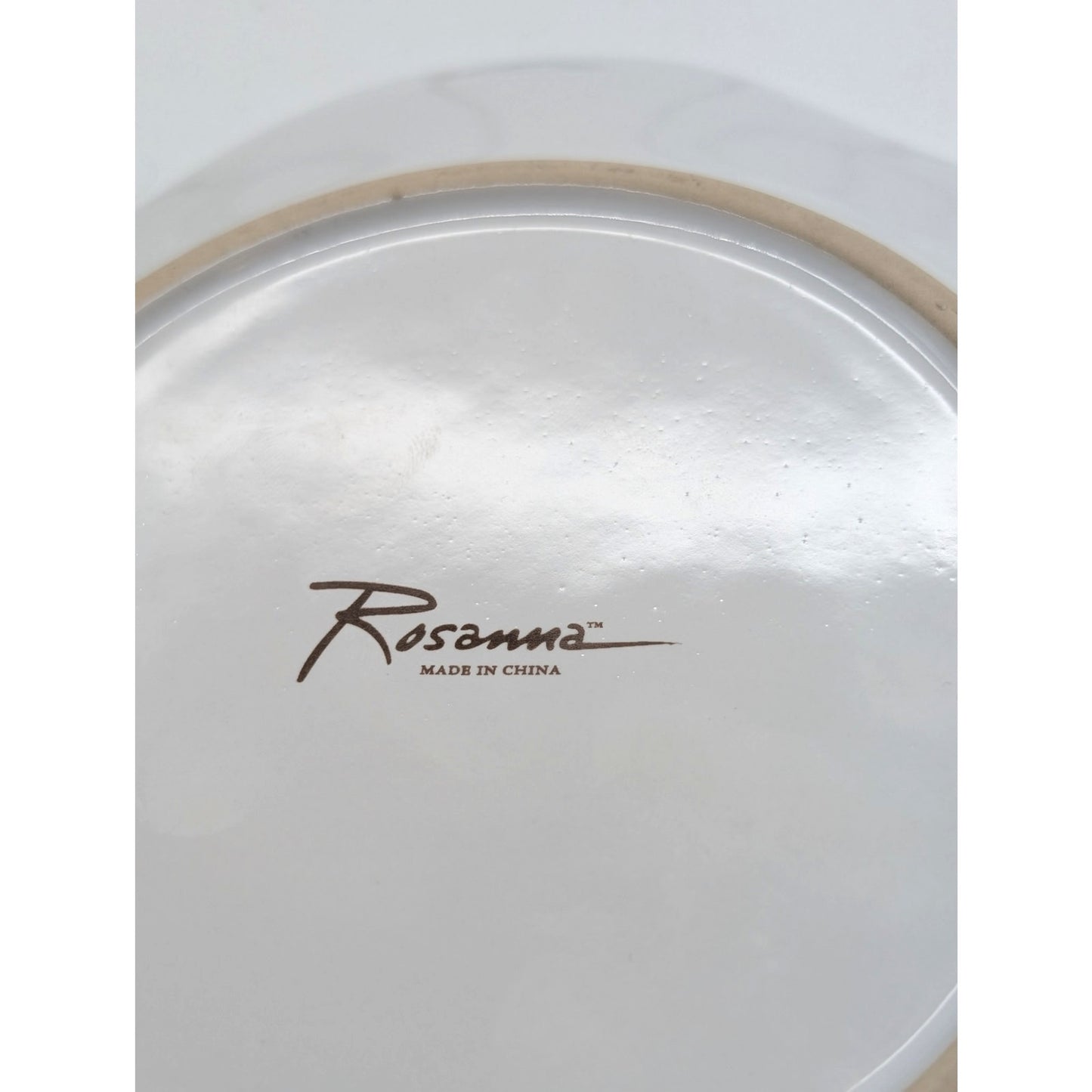 Rosanna Baby Cake Purple Cupcake Ceramic Cake Plate 7.5"