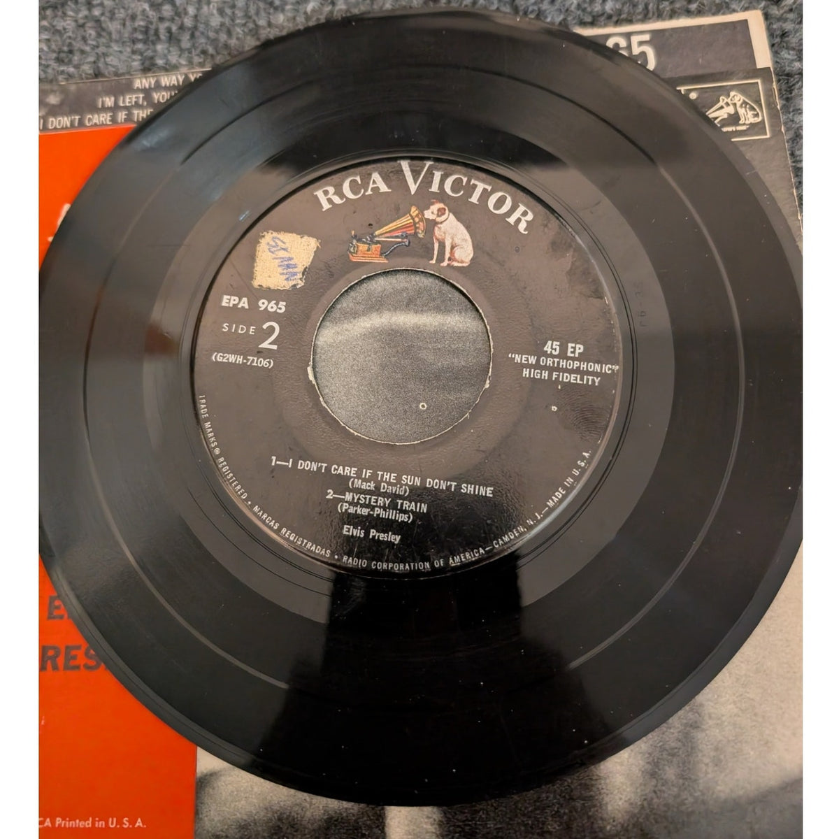 ELVIS PRESLEY Any Way You Want Me EPA 965 45 7" Vinyl Record EP