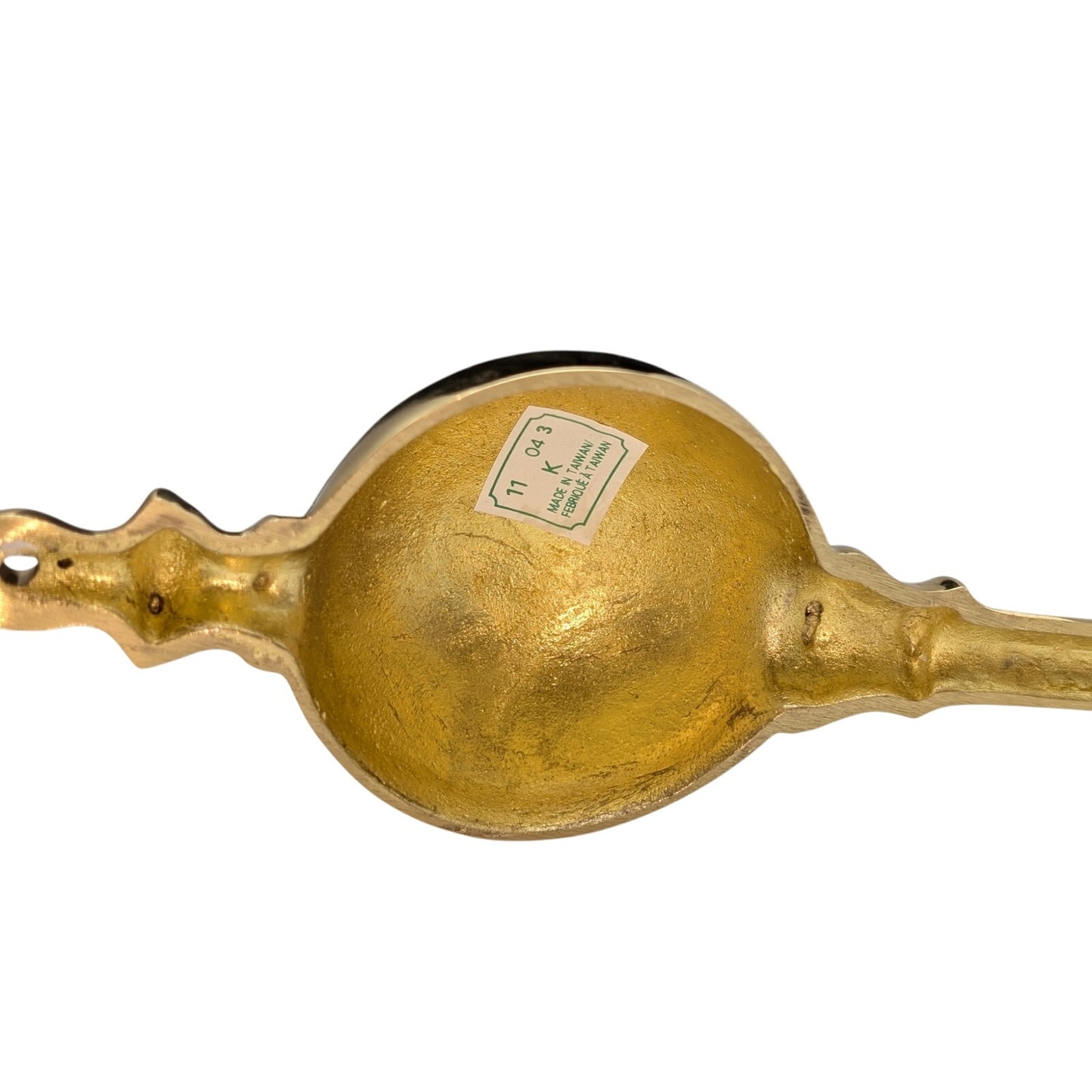 Vintage Solid Brass Candle Holder 13" Wall Sconce (No glass)
