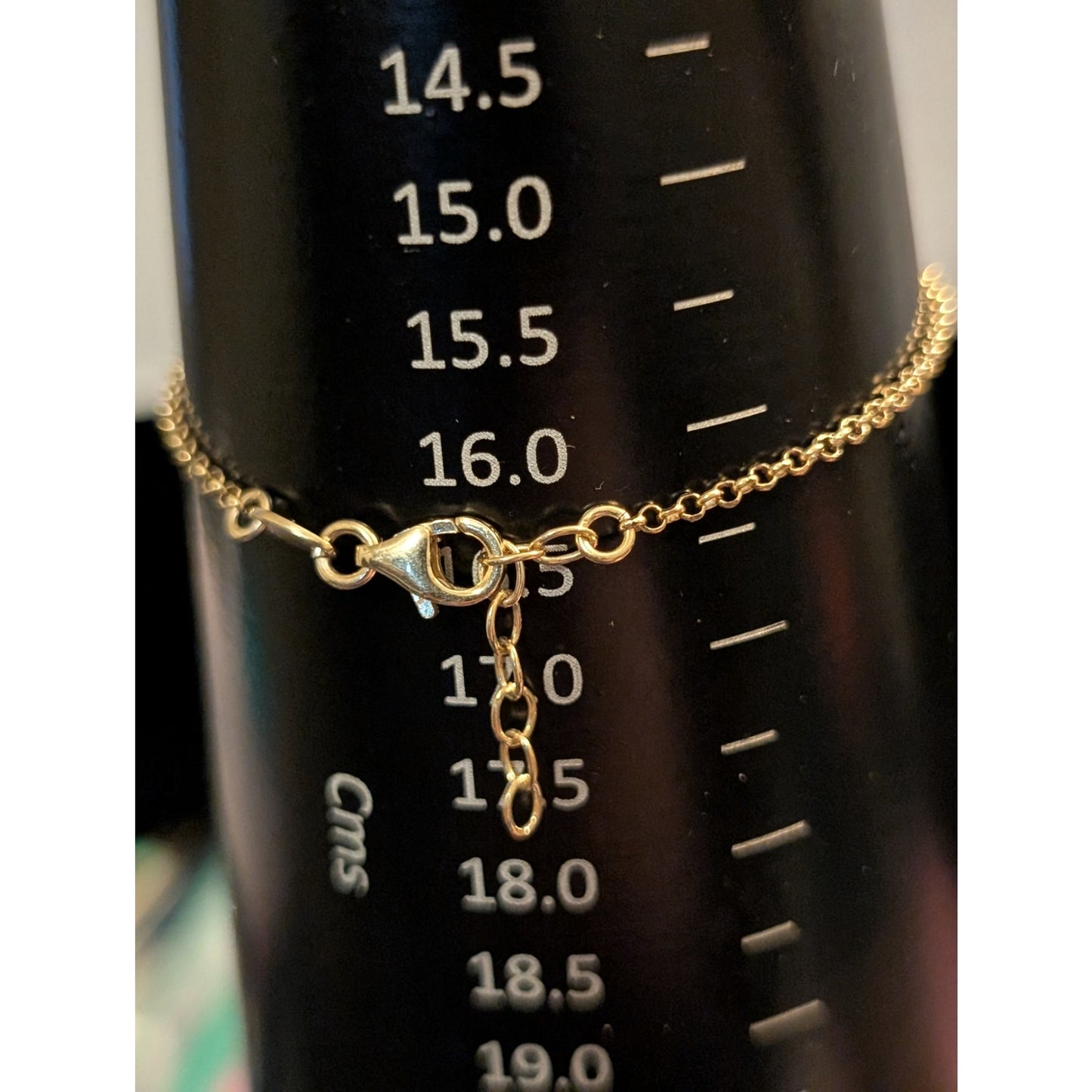 Dyadema 925 Italy Vermeil MOP Quadrafoil Chain Link Bracelet