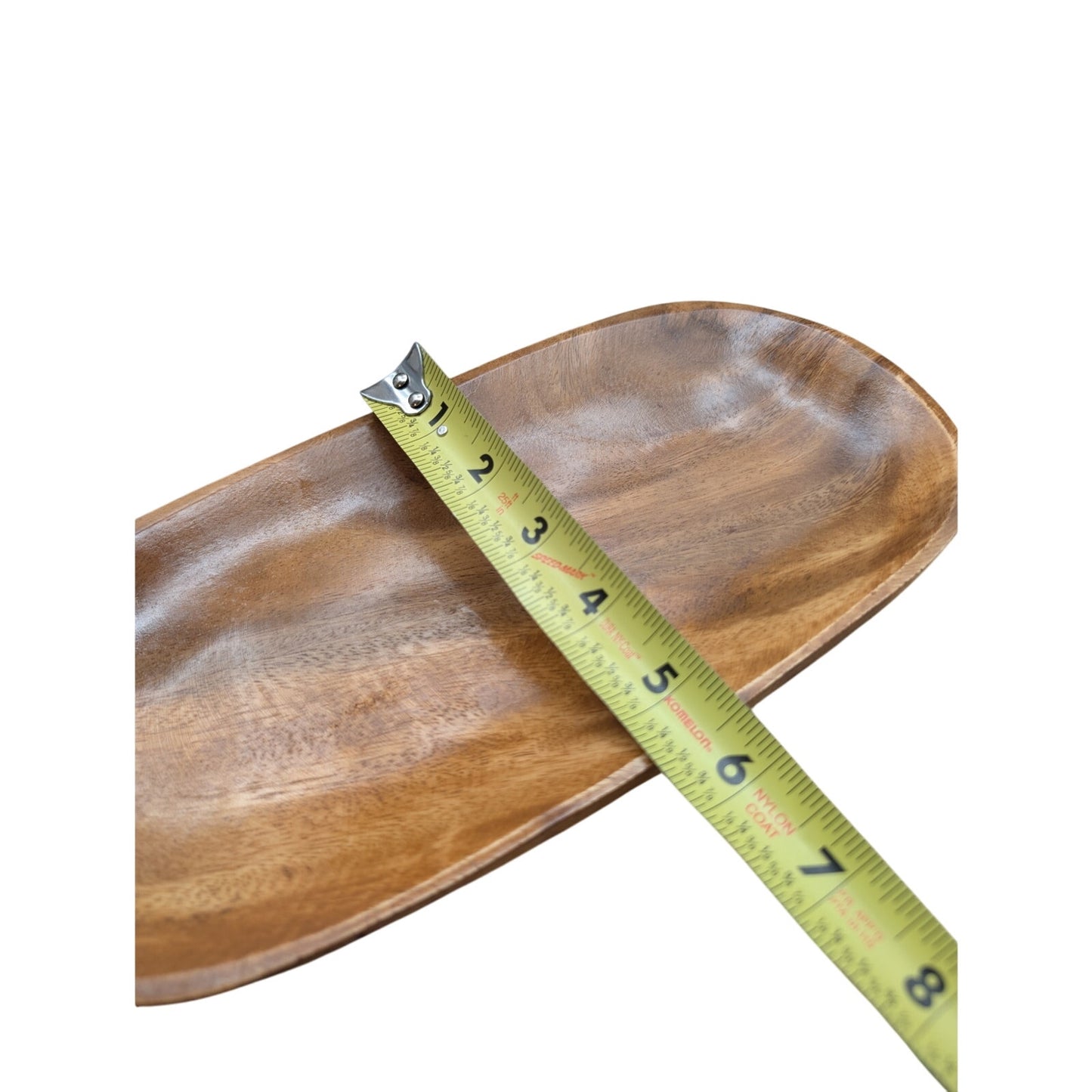 Beekman Home Small Decorative Acacia Wood Tray Made in Philippines