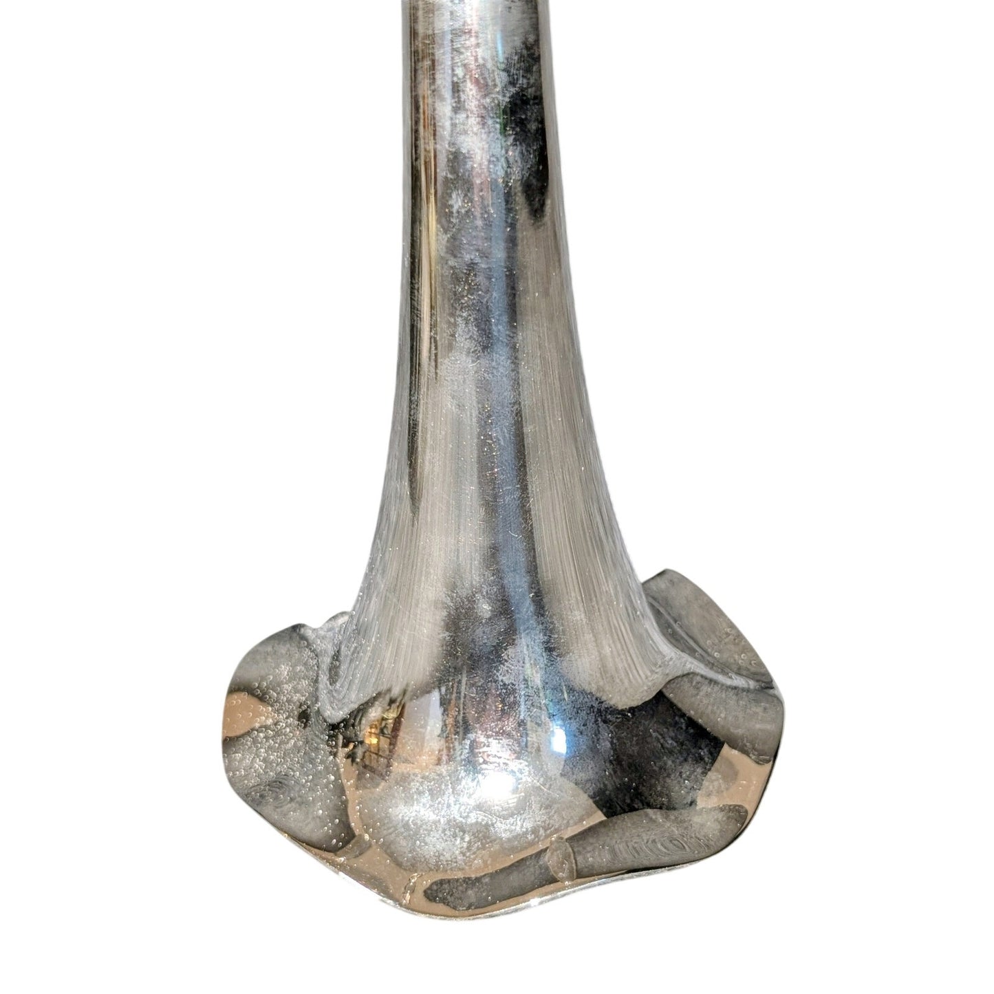 Victorian 1940s Silver Plated Tussie Mussie Flower Bouquet Holder