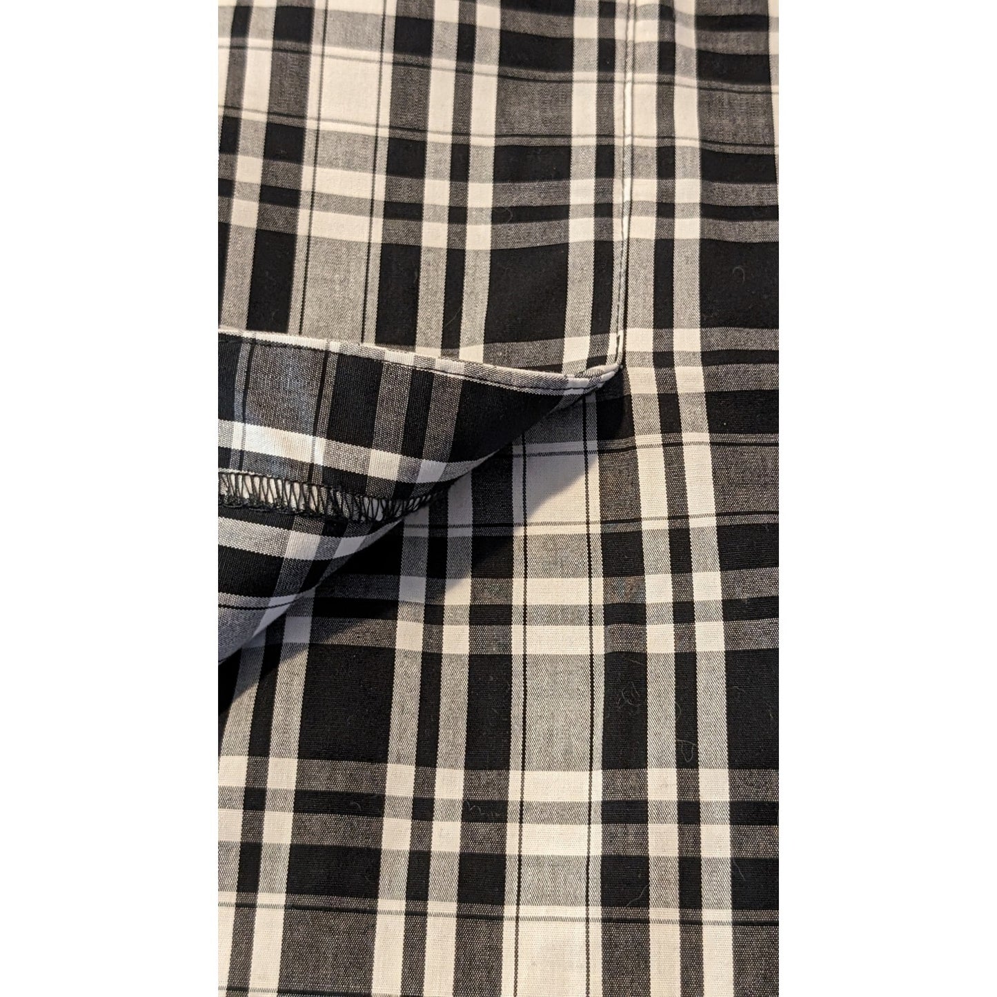IZOD PerformX Black White Plaid Golf Tennis Stretch Skort Womens Sz 10