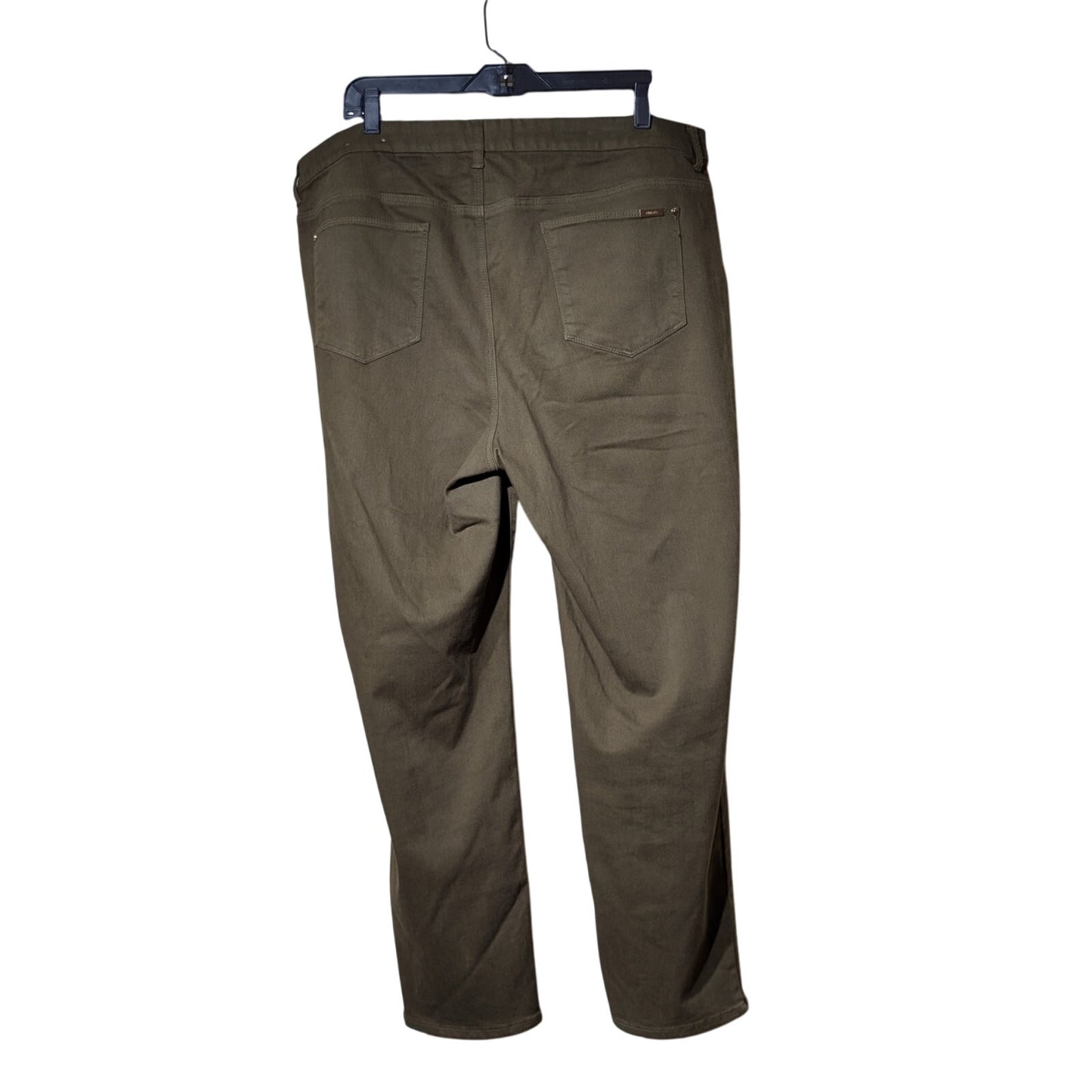 Chico's So Slimming Girlfriend Ankle Dark Olive Jean Chico's Size 3.5 (US 18)