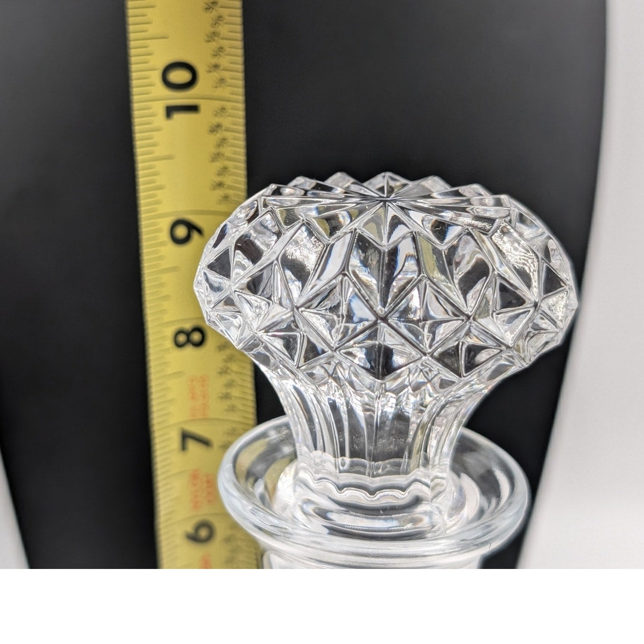Vintage Crystal Cut Glass Wine Decanter