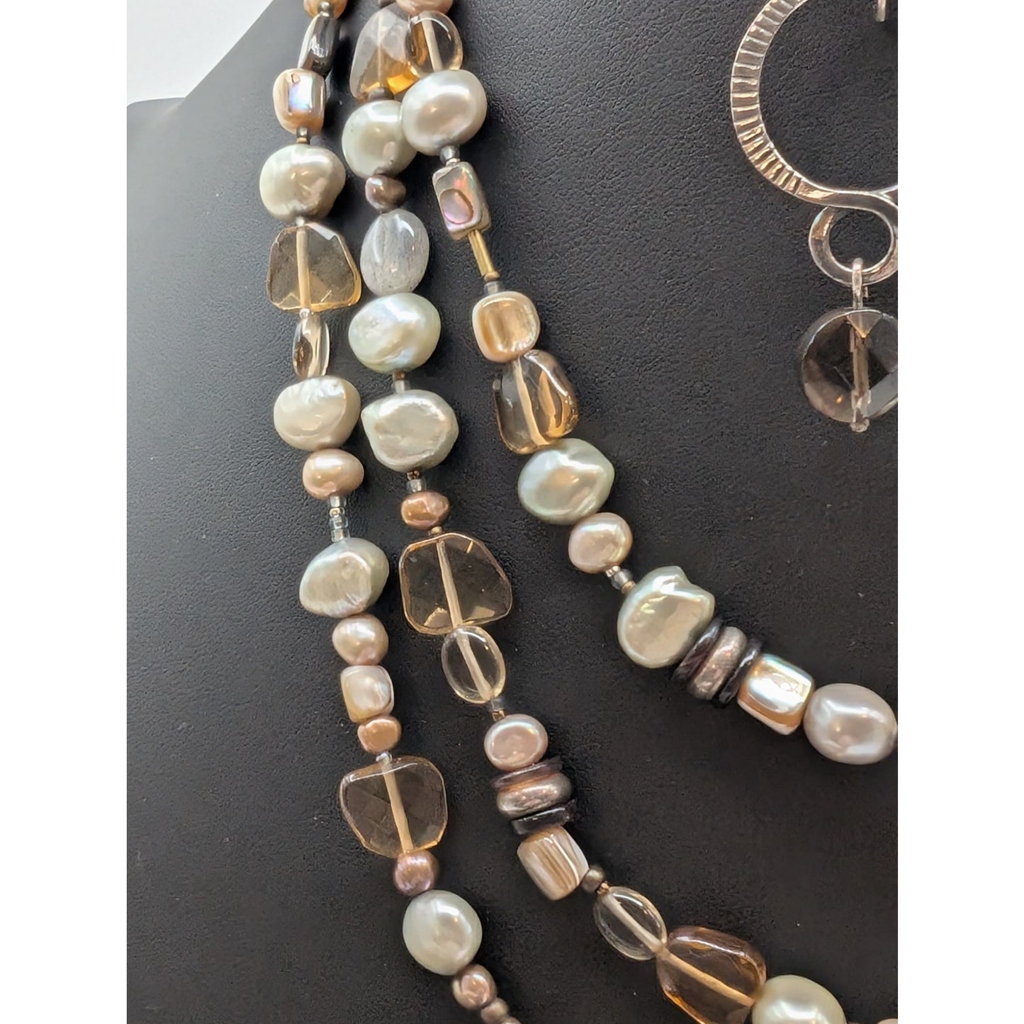 Silpada 925 Sterling Mixed Jewelry Set w/ Natural Stone and Beads 114.79g