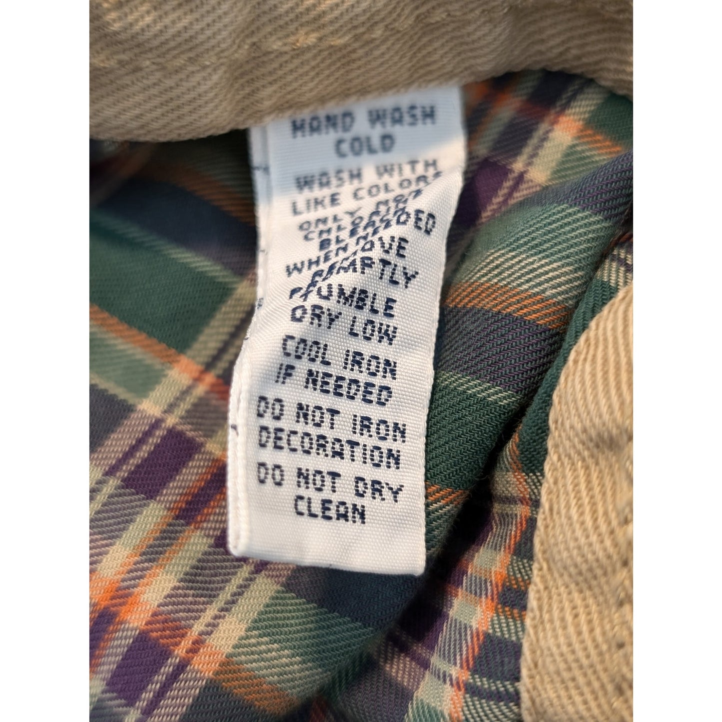 VTG Polo by Ralph Lauren Oversized Green Purple Plaid Elbow Patch Button Up Sz M
