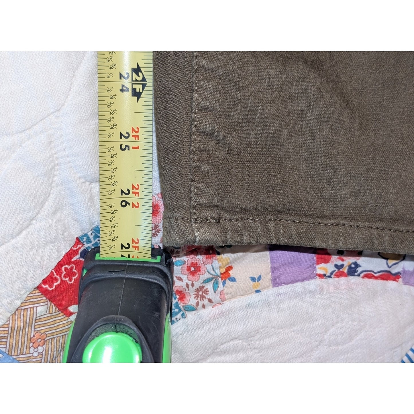 Chico's So Slimming Girlfriend Ankle Dark Olive Pant Chico's Size 4 (US XXL)