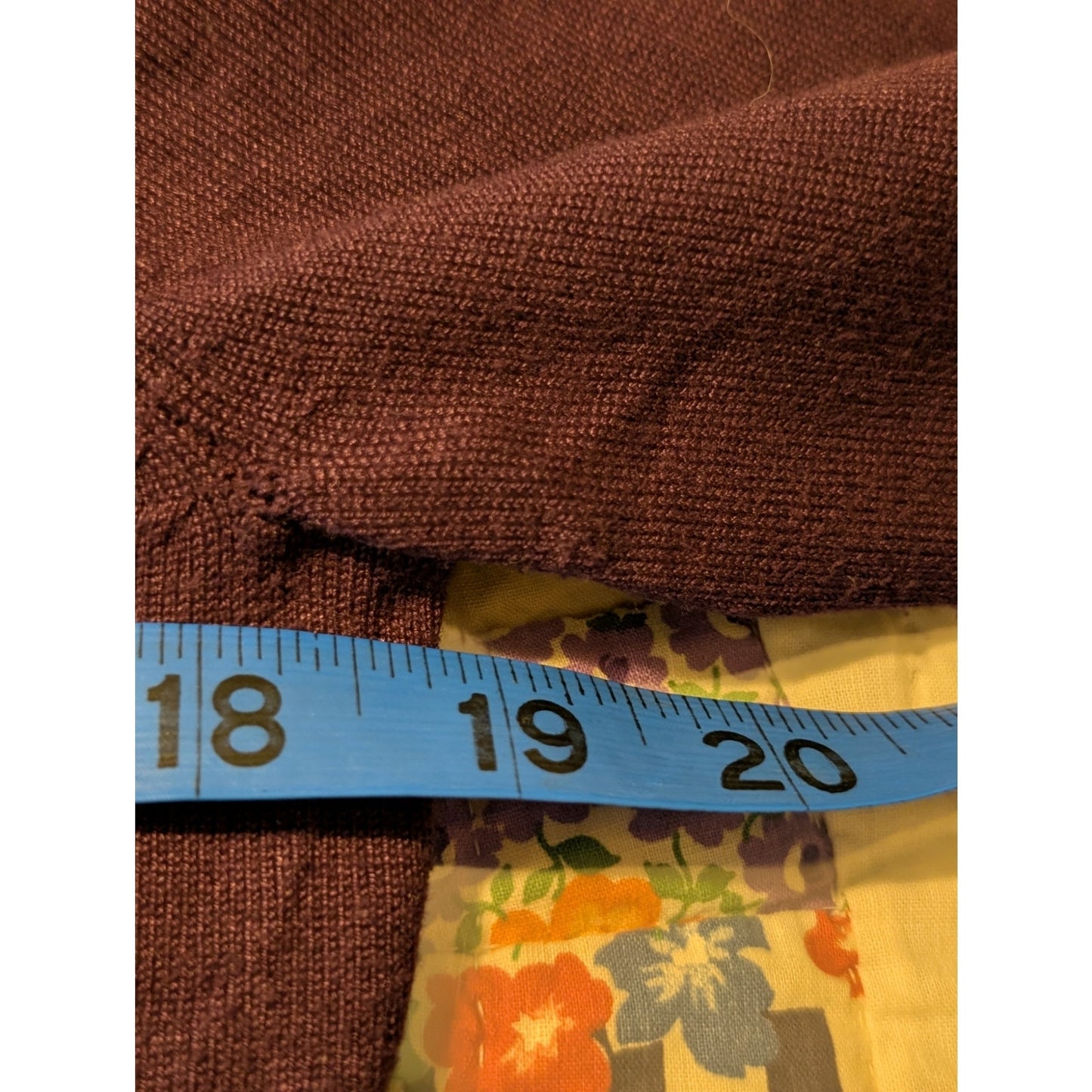 Cable & Gauge Purple 3/4 Sleeve Cardigan Ribbed Hem Sweater Womens Sz XL