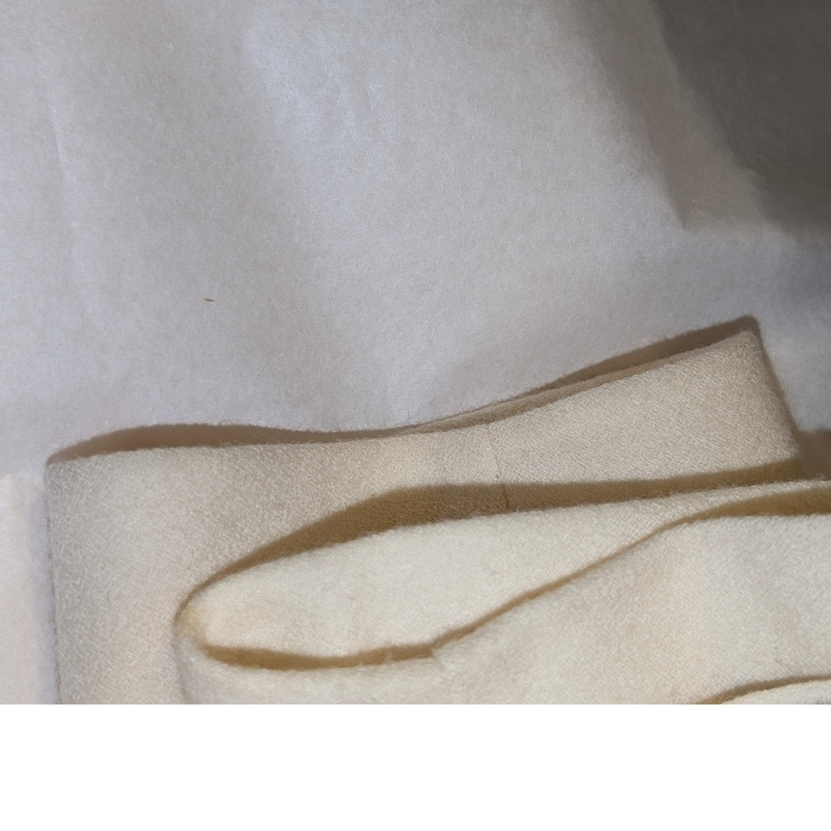 Vintage Linda Allard for Ellen Tracy Cream Wool Cashmere Open Front Blazer Sz 8