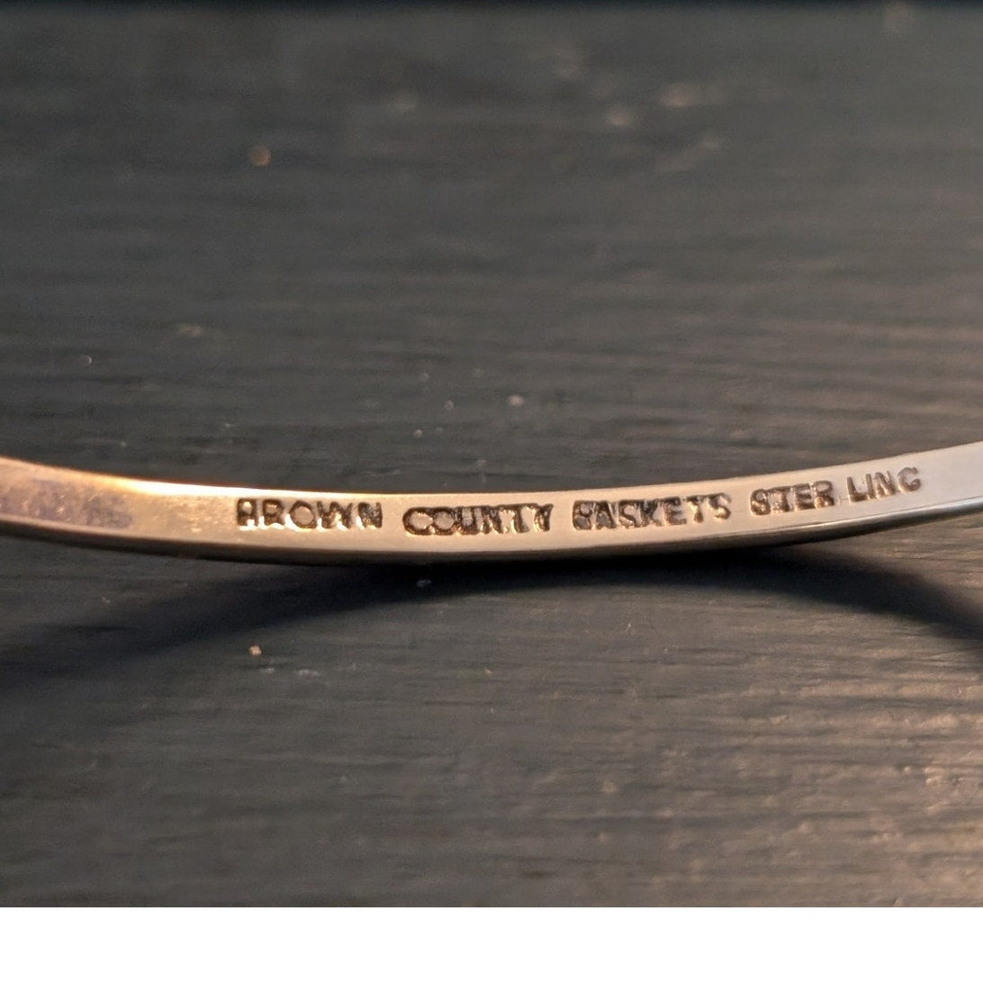 Vintage Brown County Baskets 925 Sterling Basket Clasp Bonnet Charm Bracelet