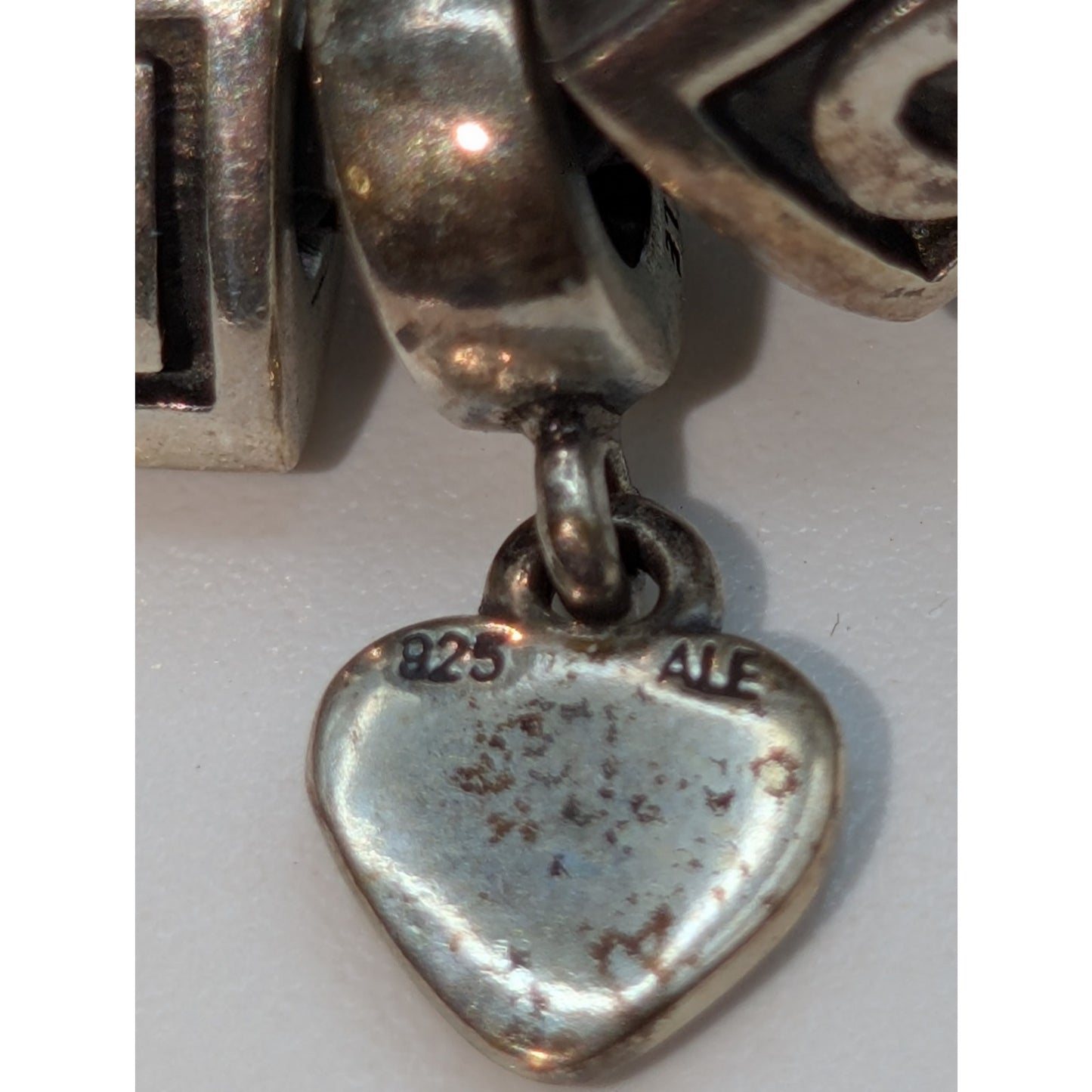 Genuine Pandora 925 Sterling Dark Brown Double Braided Leather Wrap Bracelet