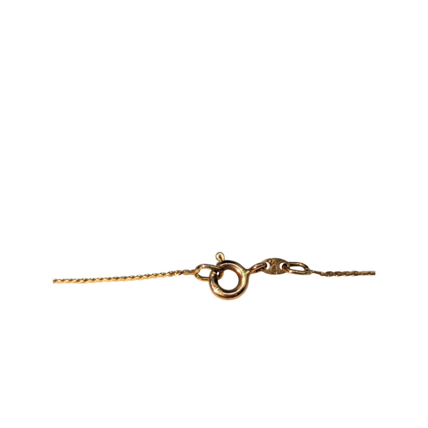Vintage Marked & Tested 14K Yellow Gold 18.5" Dainty Chain Necklace 1.16g