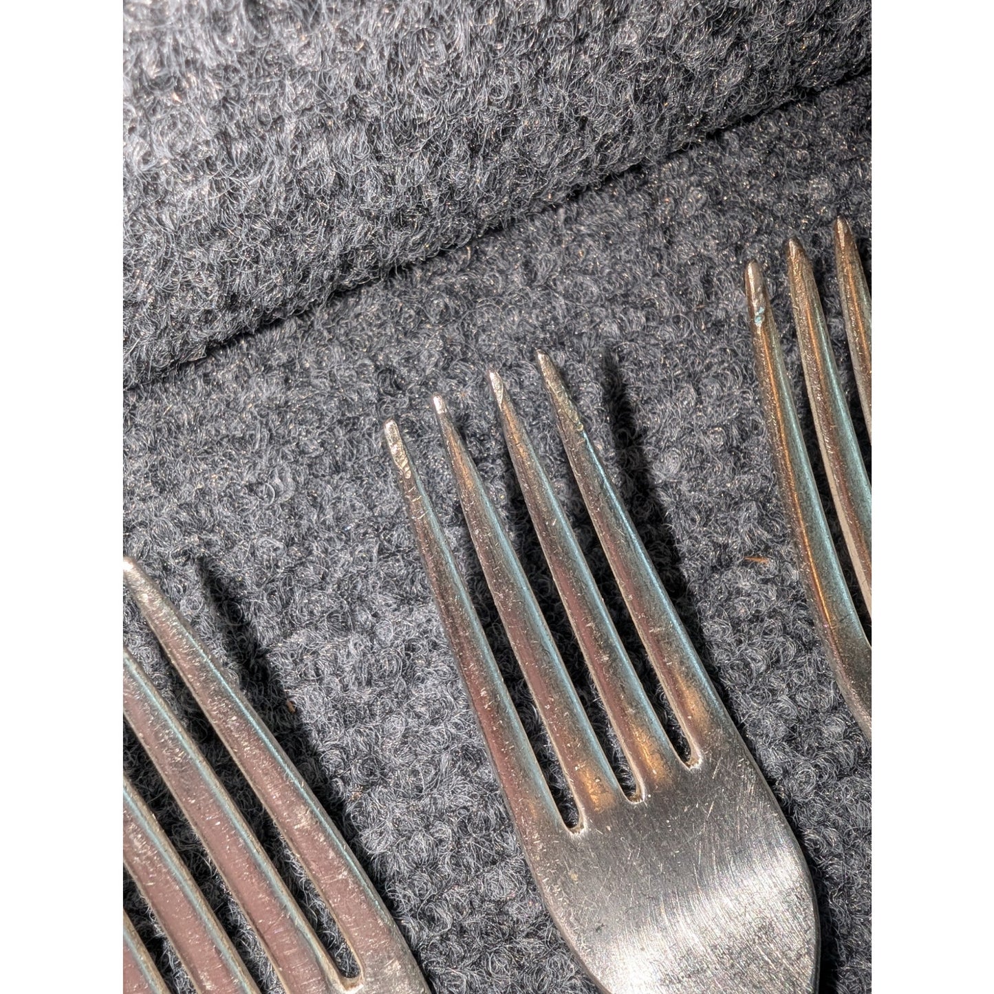 Vintage Holmes & Edwards Danish Princess Pattern Inlaid IS Set of 4 Forks