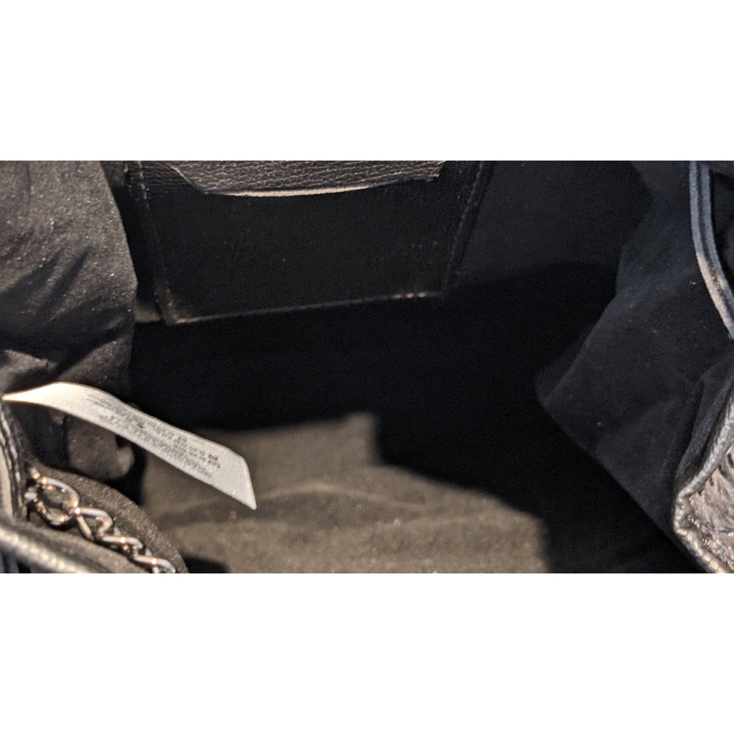 Lucky Bees Quilted Black Backpack
