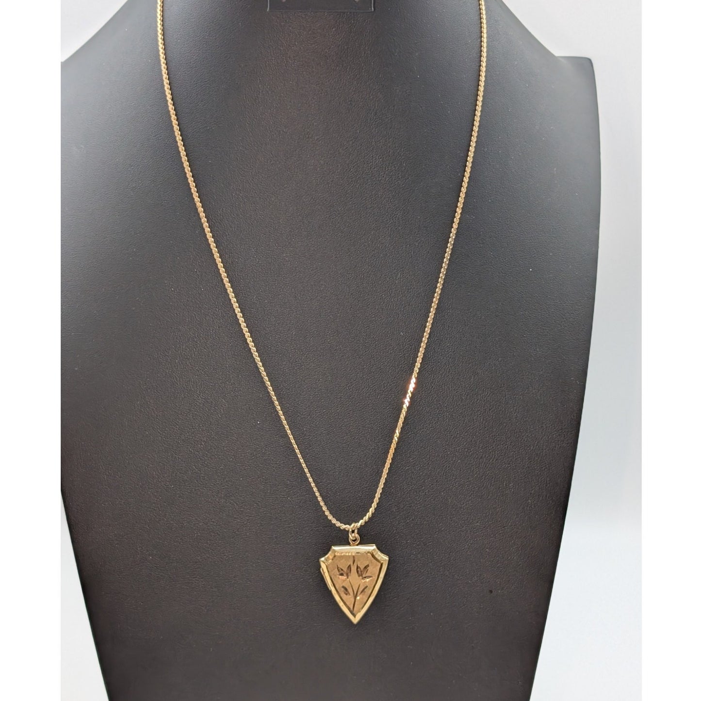 Lot of Three Vintage Gold Tone Beaded Locket Chain Layered Necklaces