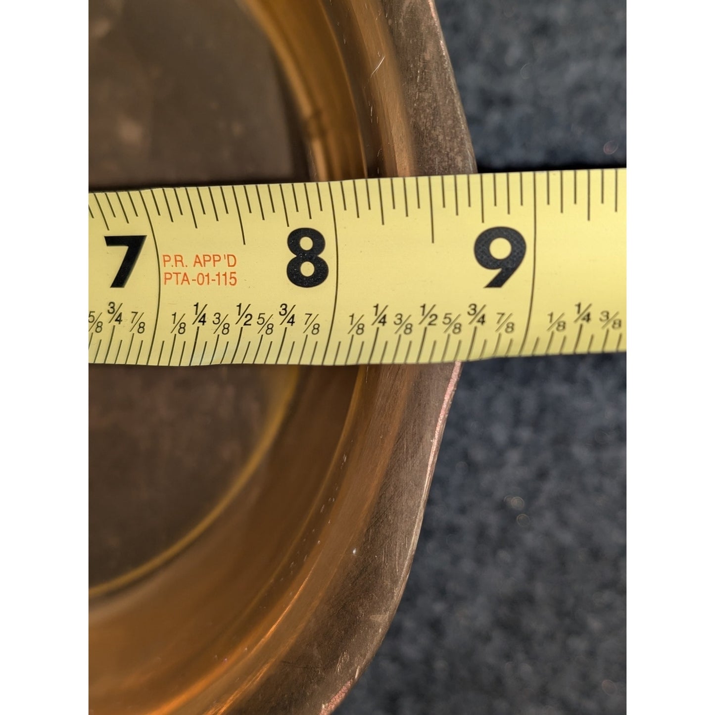 Mid-Century 1960s Pedestal Heavy Brass Decorative Bowl